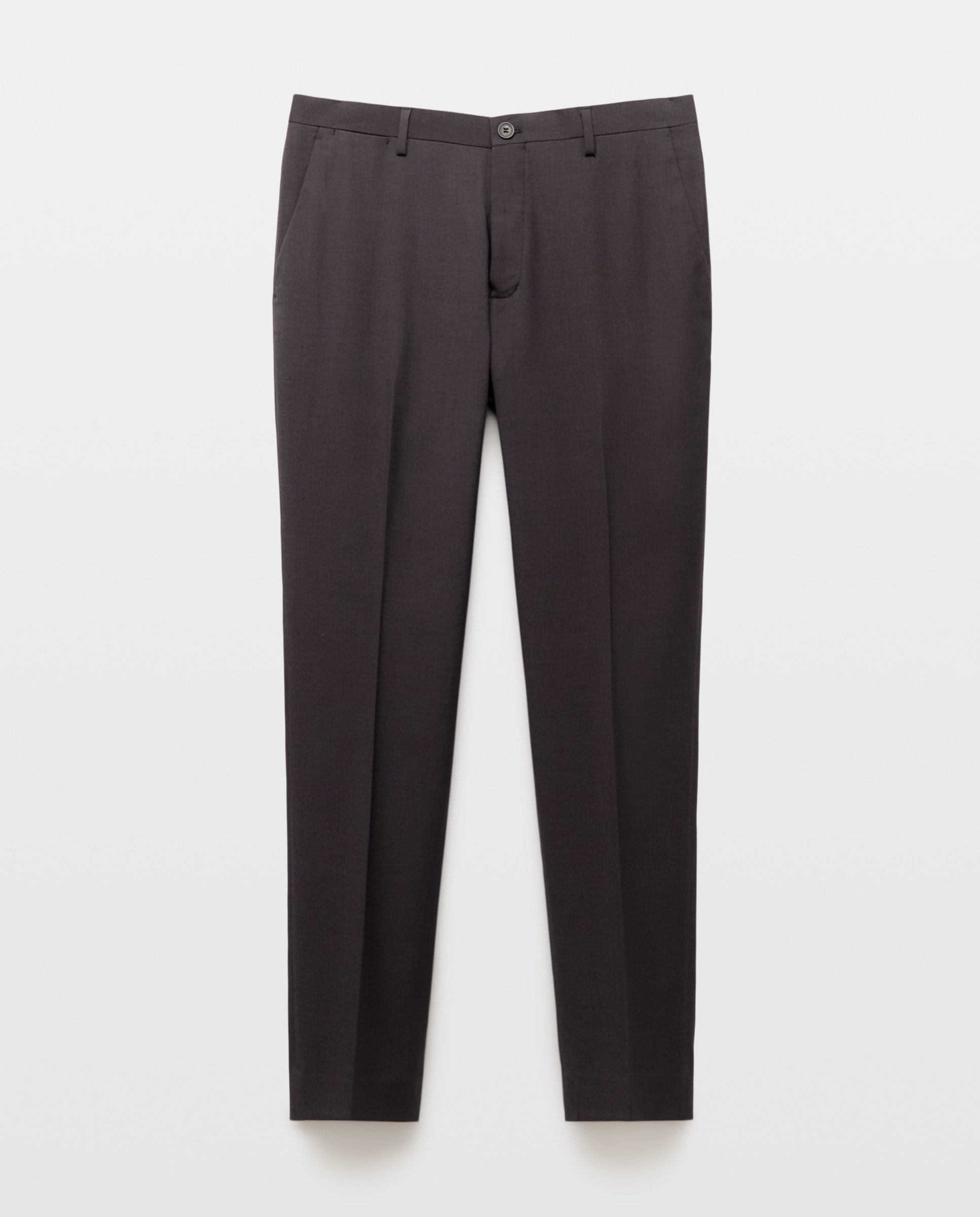 Pantalón de traje para hombre lisa - Easy Wear - Gris Gris-4