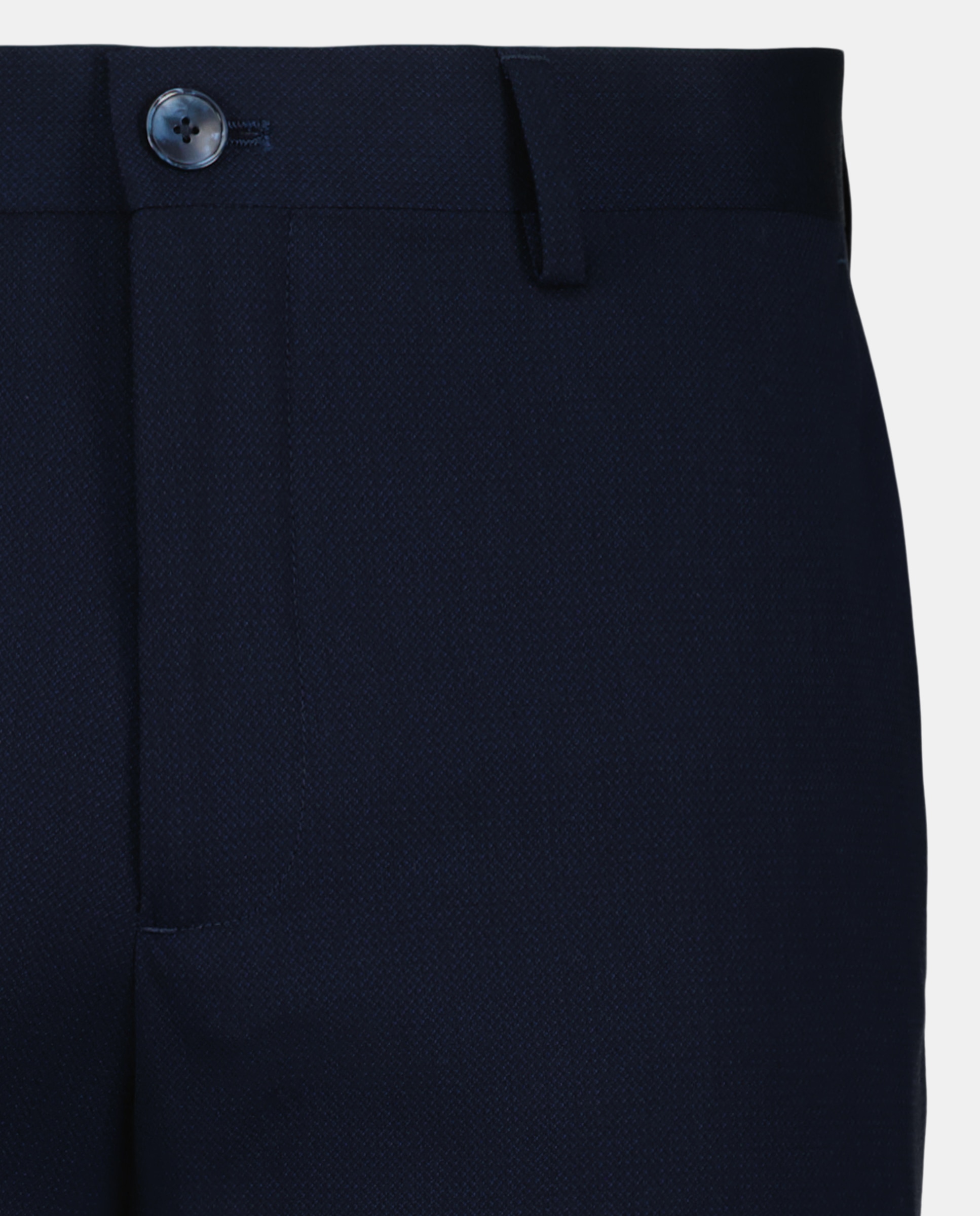 Calças de Fato com Estrutura de Diamante Azul-marinho-5