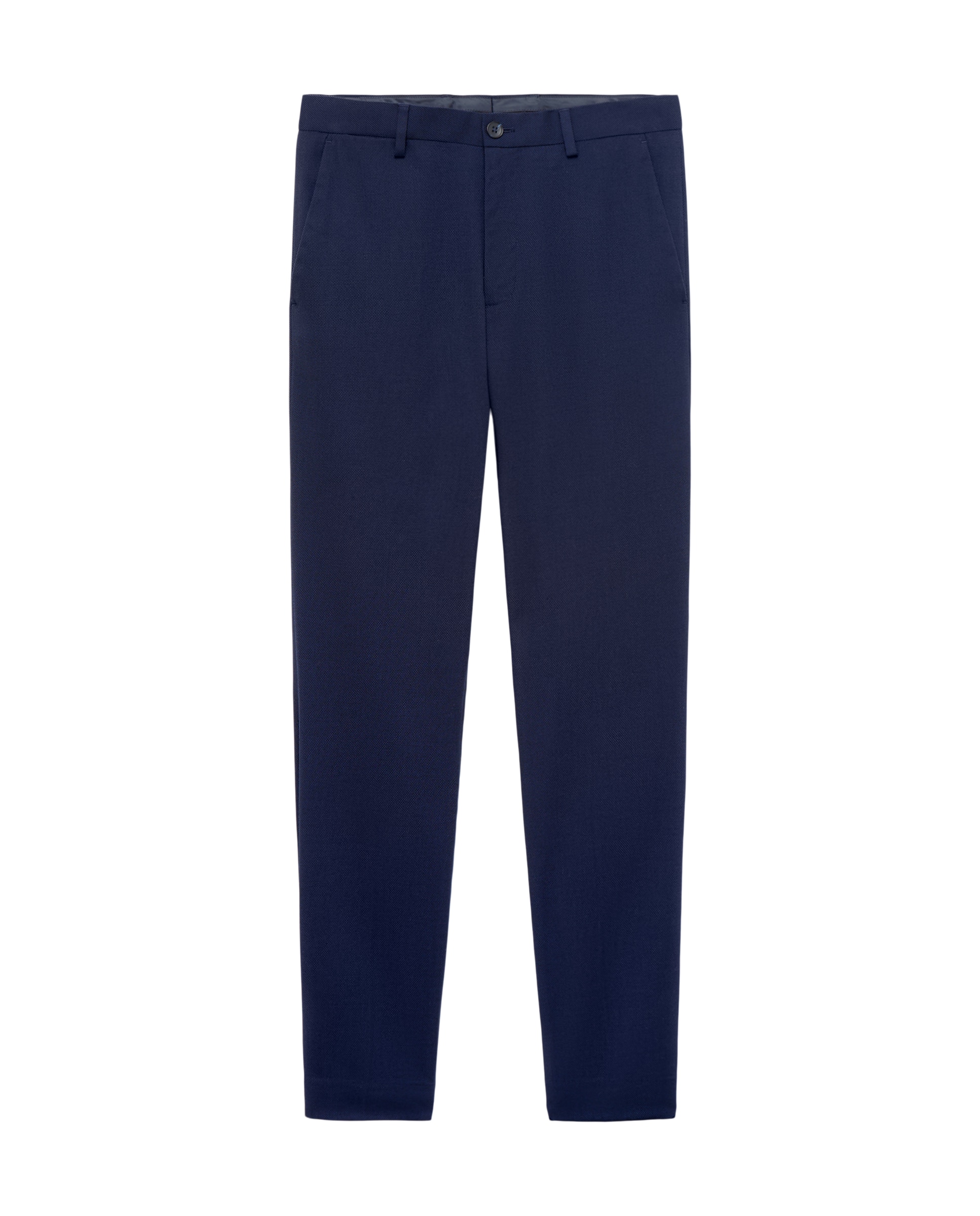 Pantalón de hombre conjunto traje estructura - Easy Wear - Azul marino Azul marino-1