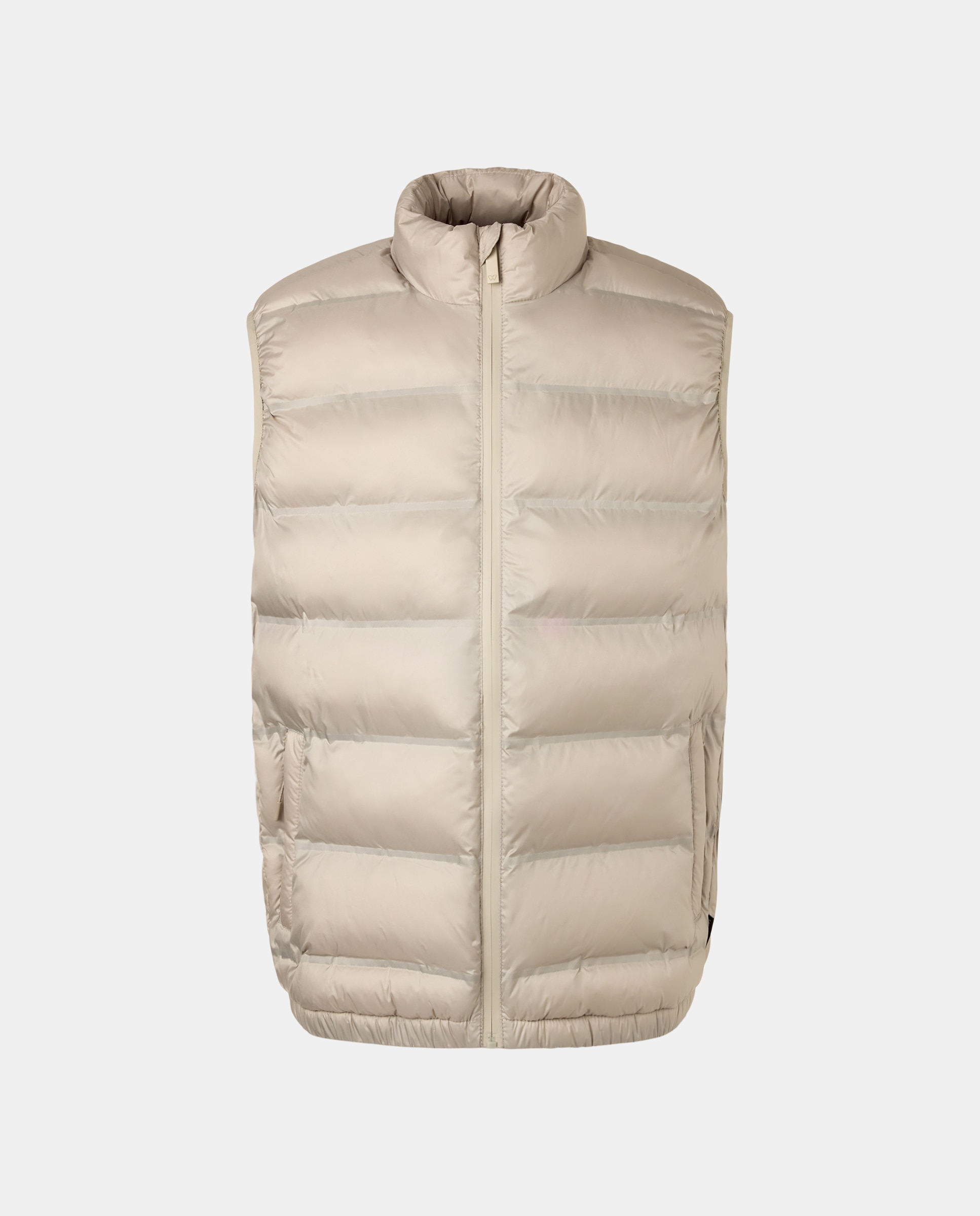 Colete Acolchoado Ligeiro Repelente à Água Branco-gelo-5