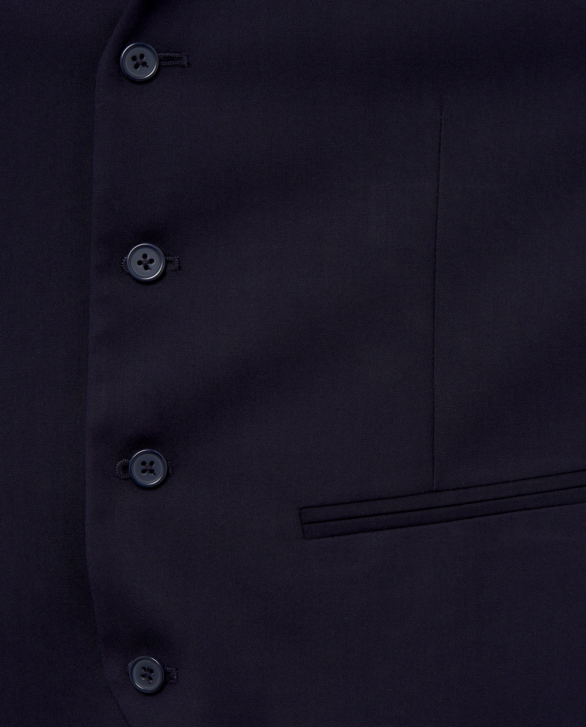 Chaleco de hombre conjunto traje liso - Easy Wear - Azul marino Azul marino-2