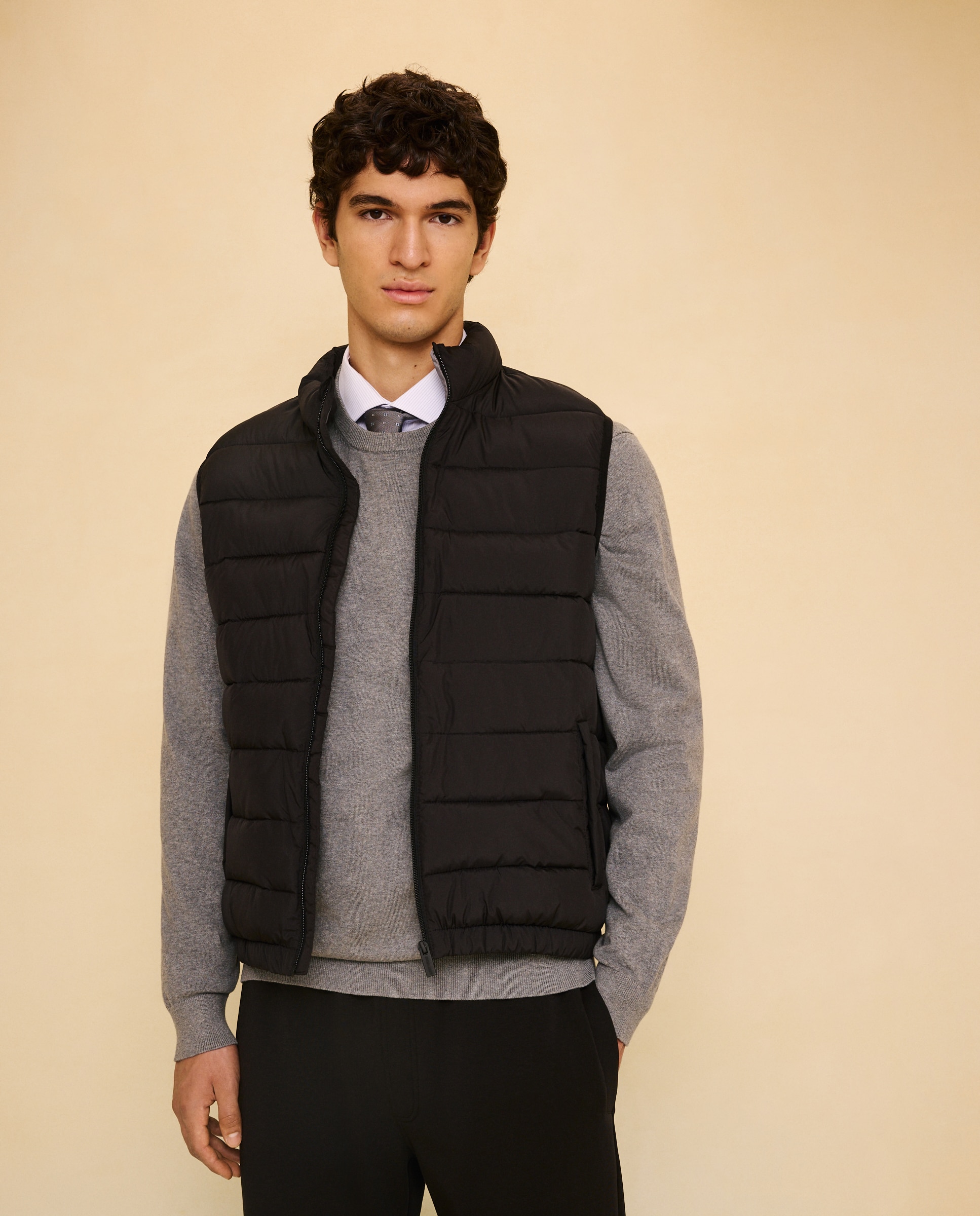 Chaleco acolchado ligero repelente al agua de hombre - Easy Wear - Negro Negro-2
