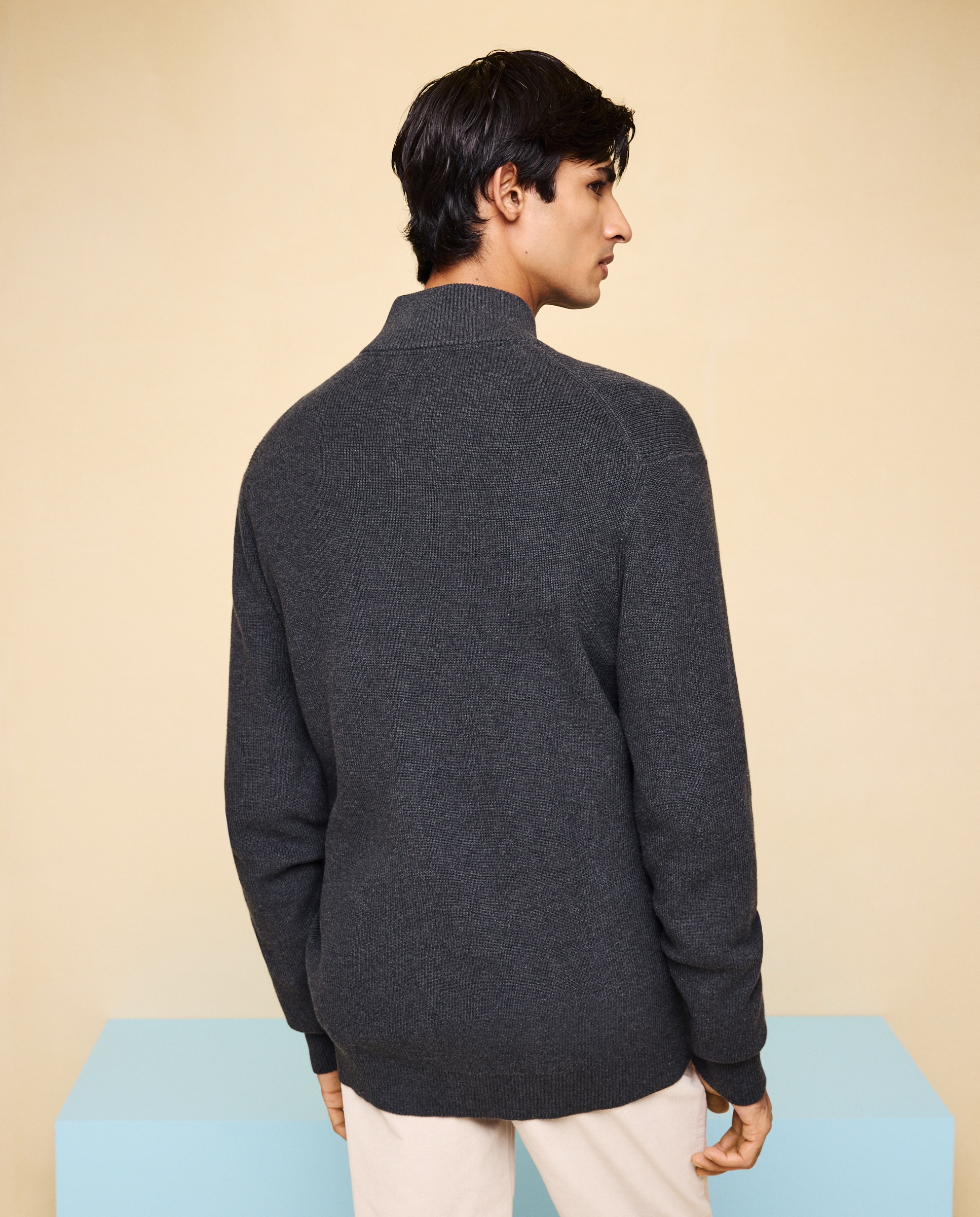 Cárdigan de cremallera de hombre - Easy Wear - 830 Antracita 830 Antracita-4
