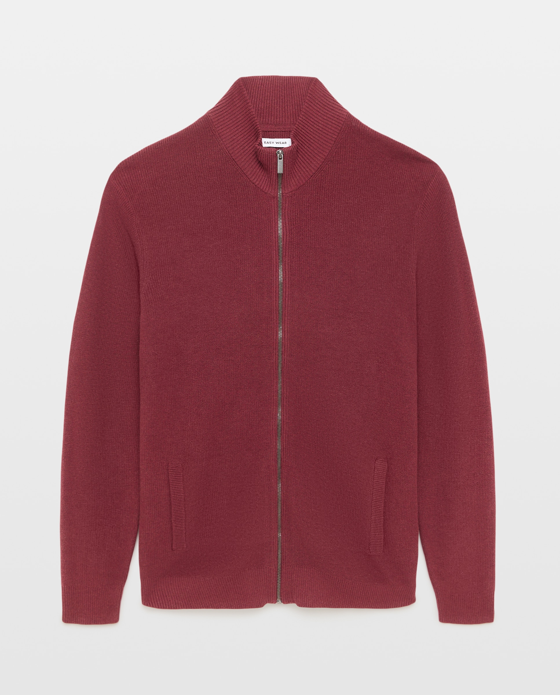 Cárdigan de cremallera de hombre - Easy Wear - Chocolate Chocolate-5