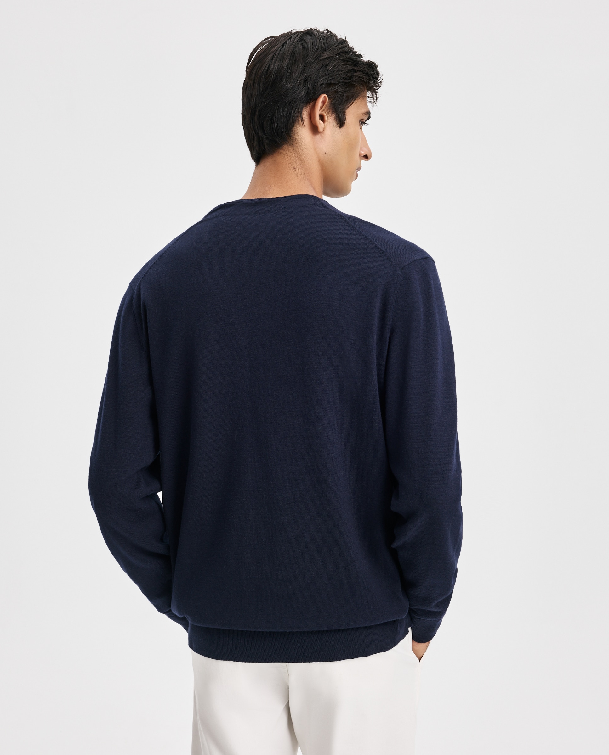 Cárdigan de botones de hombre - Easy Wear - Azul marino Azul marino-3