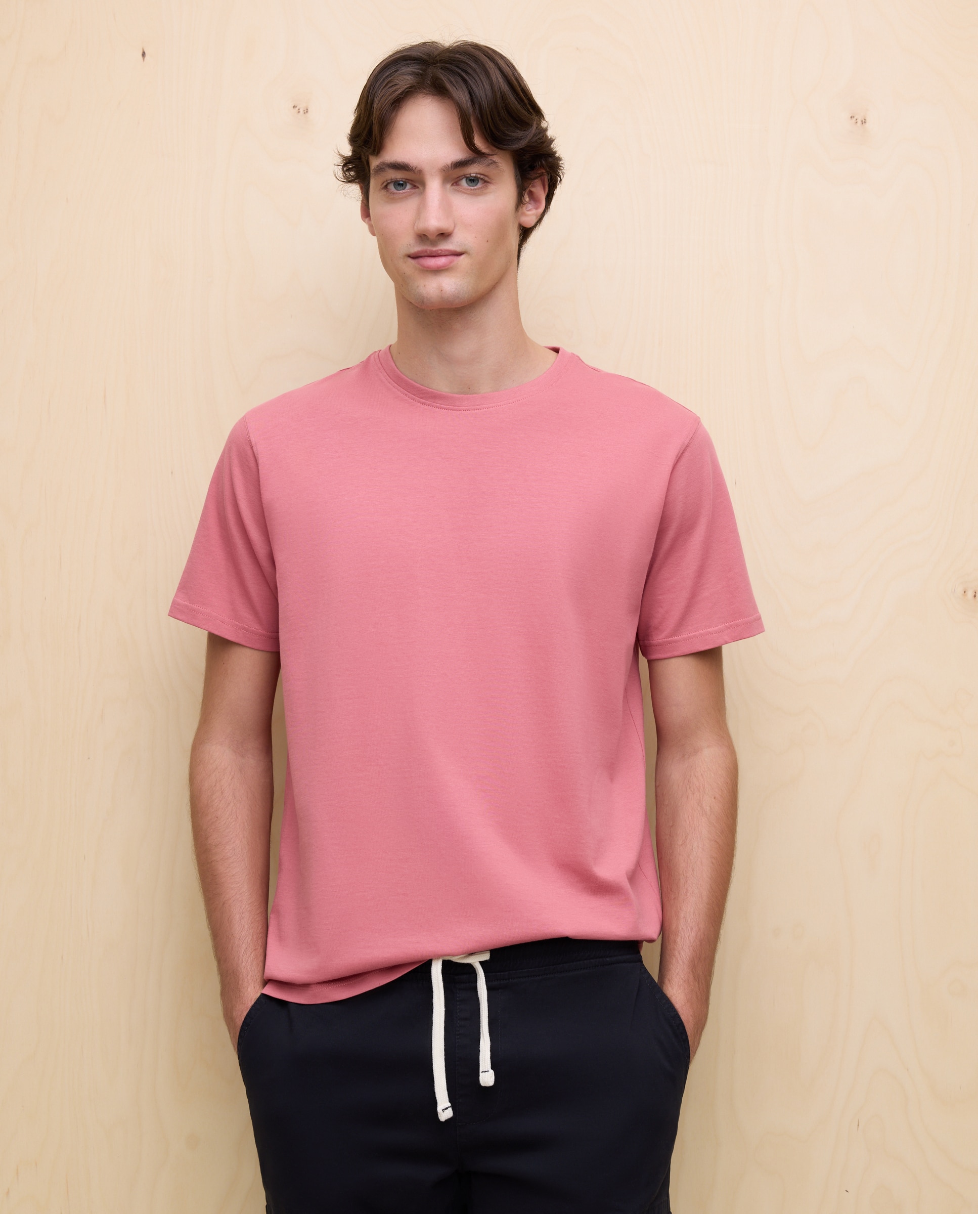 Imagen 0 de Camiseta lisa de manga corta de hombre Buganvilla