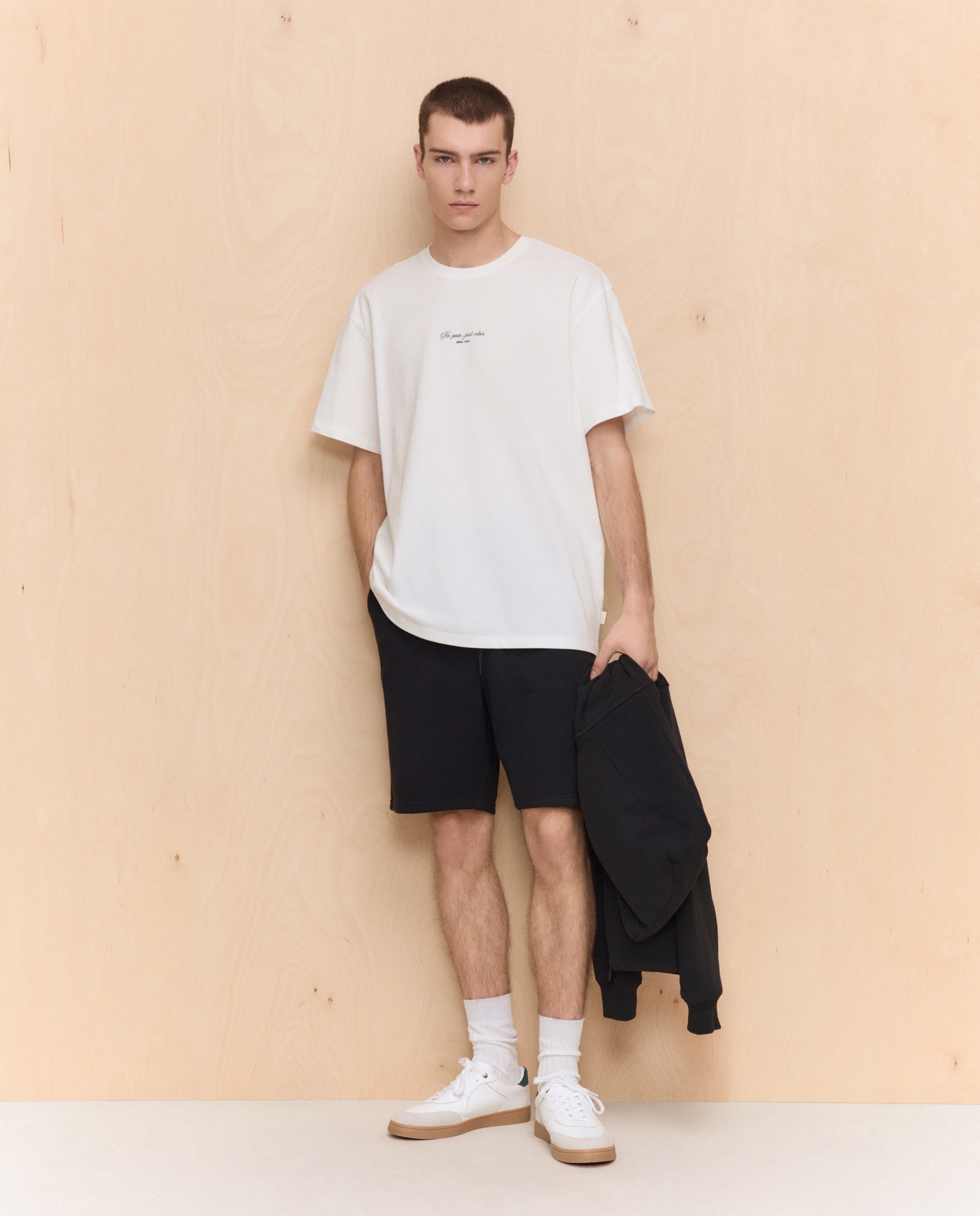 Camiseta manga corta de hombre - Easy Wear - Blanco roto Blanco roto-1