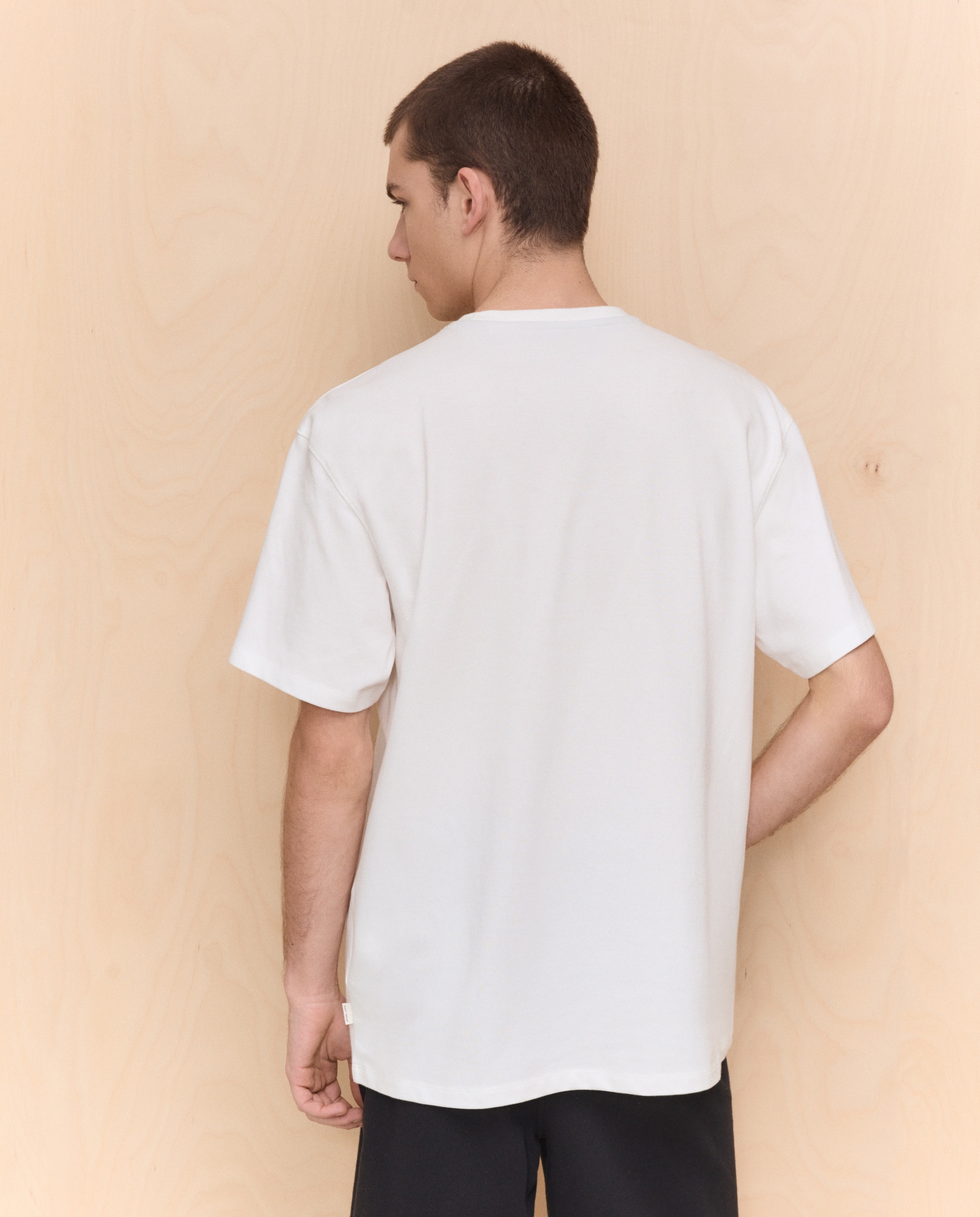 Camiseta manga corta de hombre - Easy Wear - Blanco roto Blanco roto-4