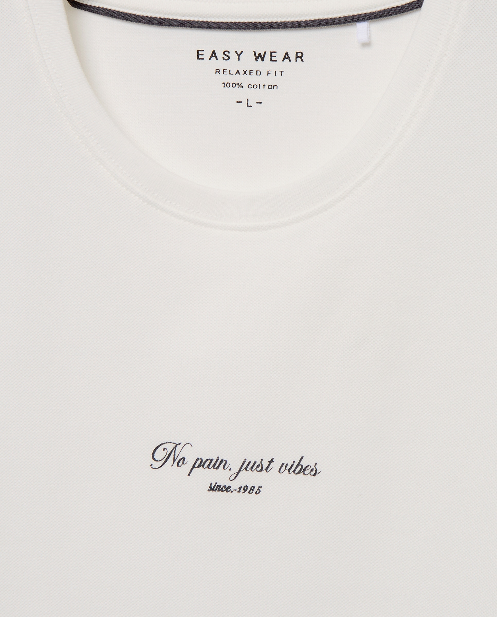 Camiseta manga corta de hombre - Easy Wear - Blanco roto Blanco roto-6