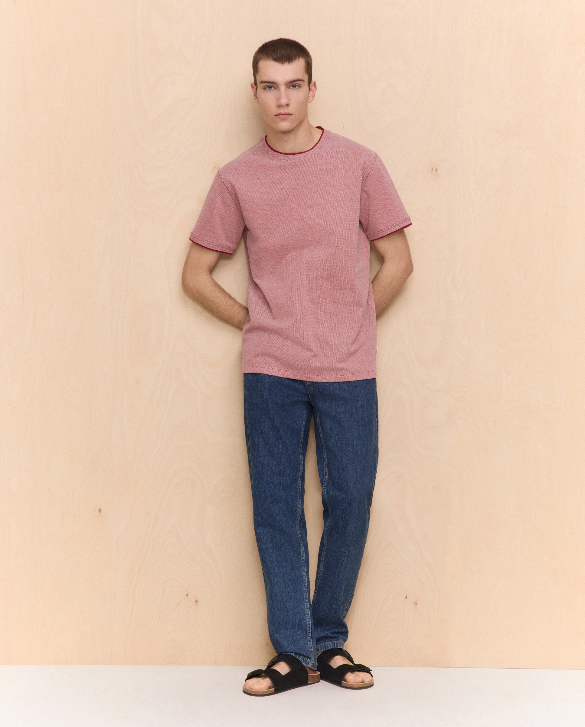 T-shirt de homem 600 Vermelho-1