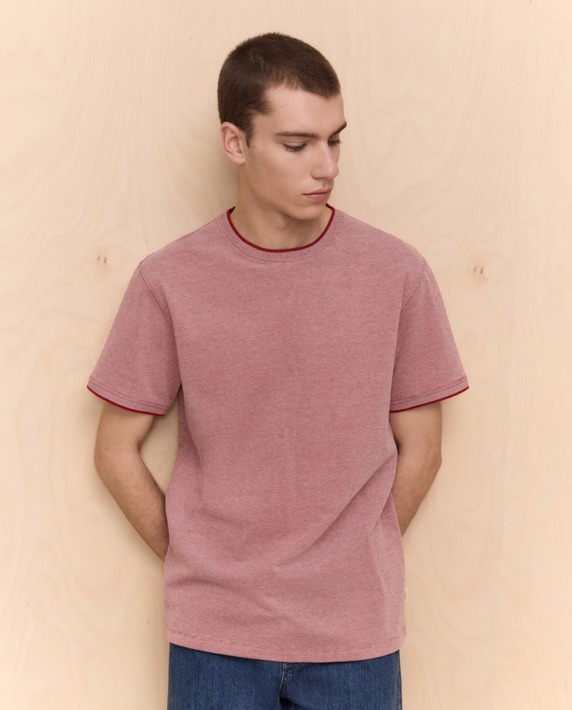 T-shirt de homem 600 Vermelho-2