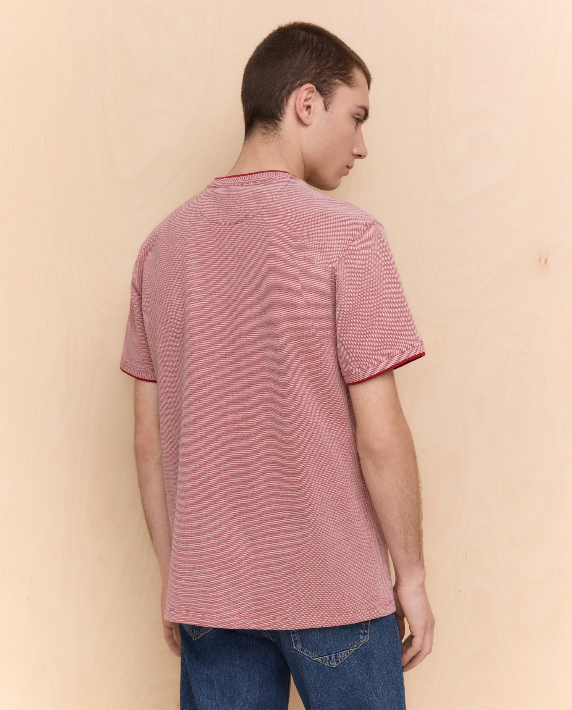 T-shirt de homem 600 Vermelho-4