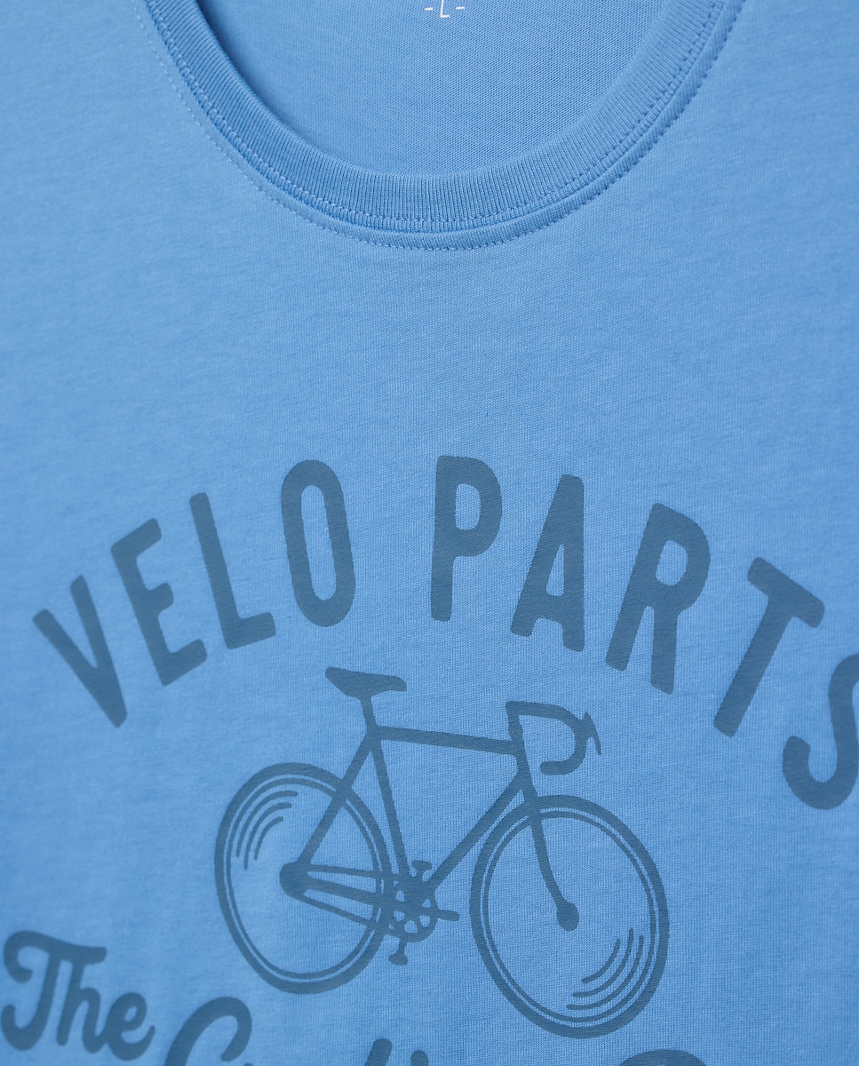 T-shirt com manga curta 440 Azulão-6