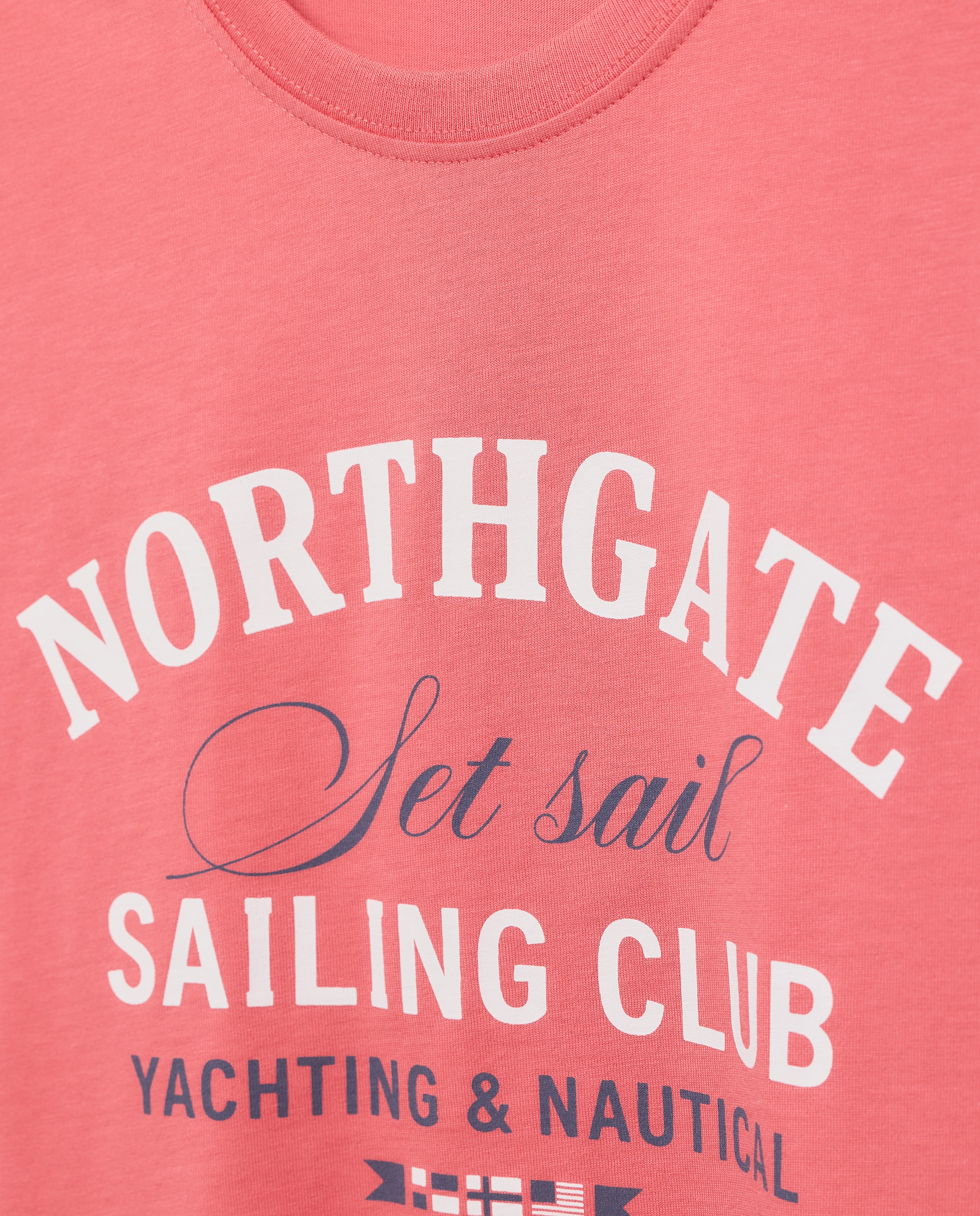 T-shirt com manga curta 630 Coral-6