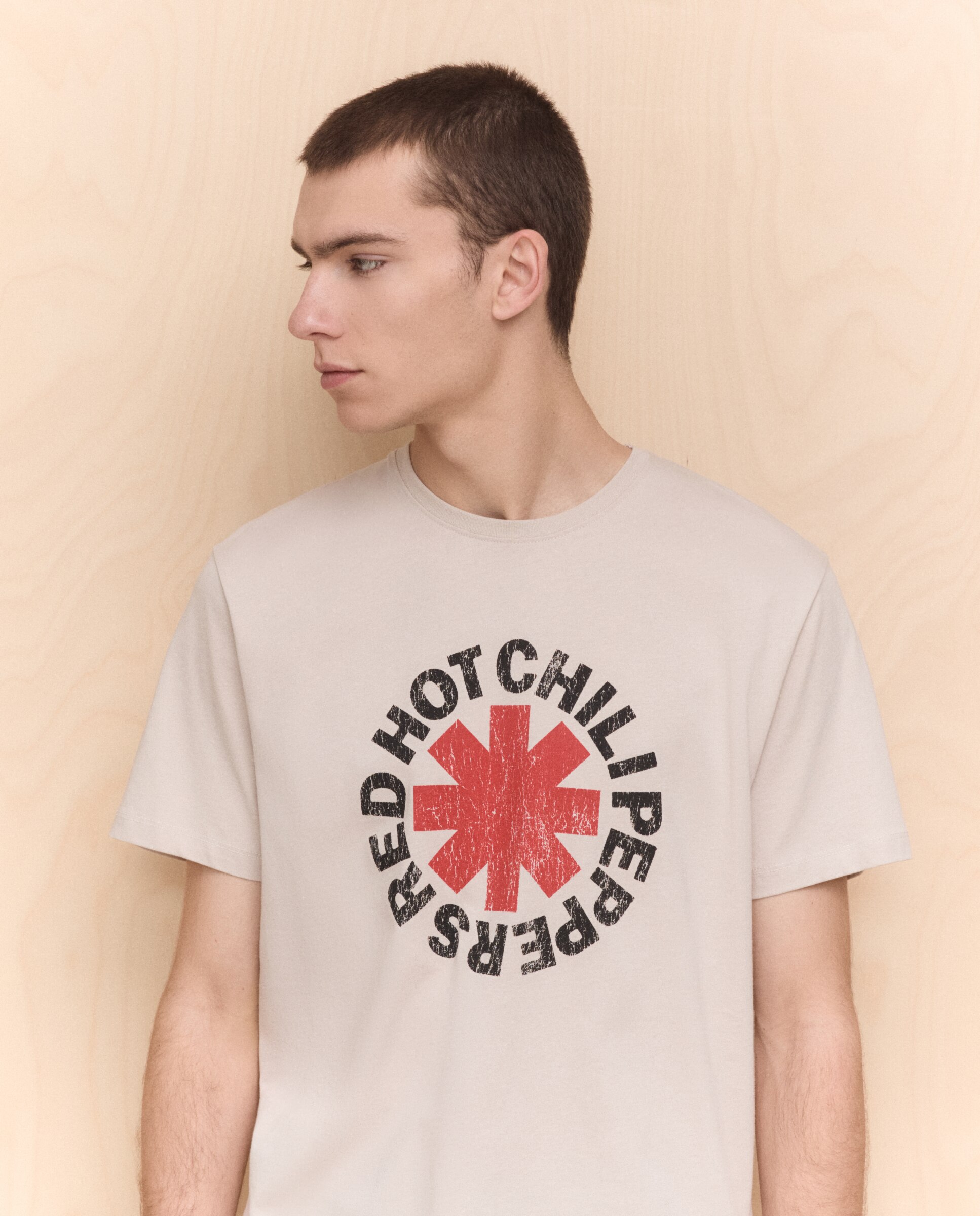 T-shirt Red Hot Chili Peppers com Manga Curta 850 Pedra-4