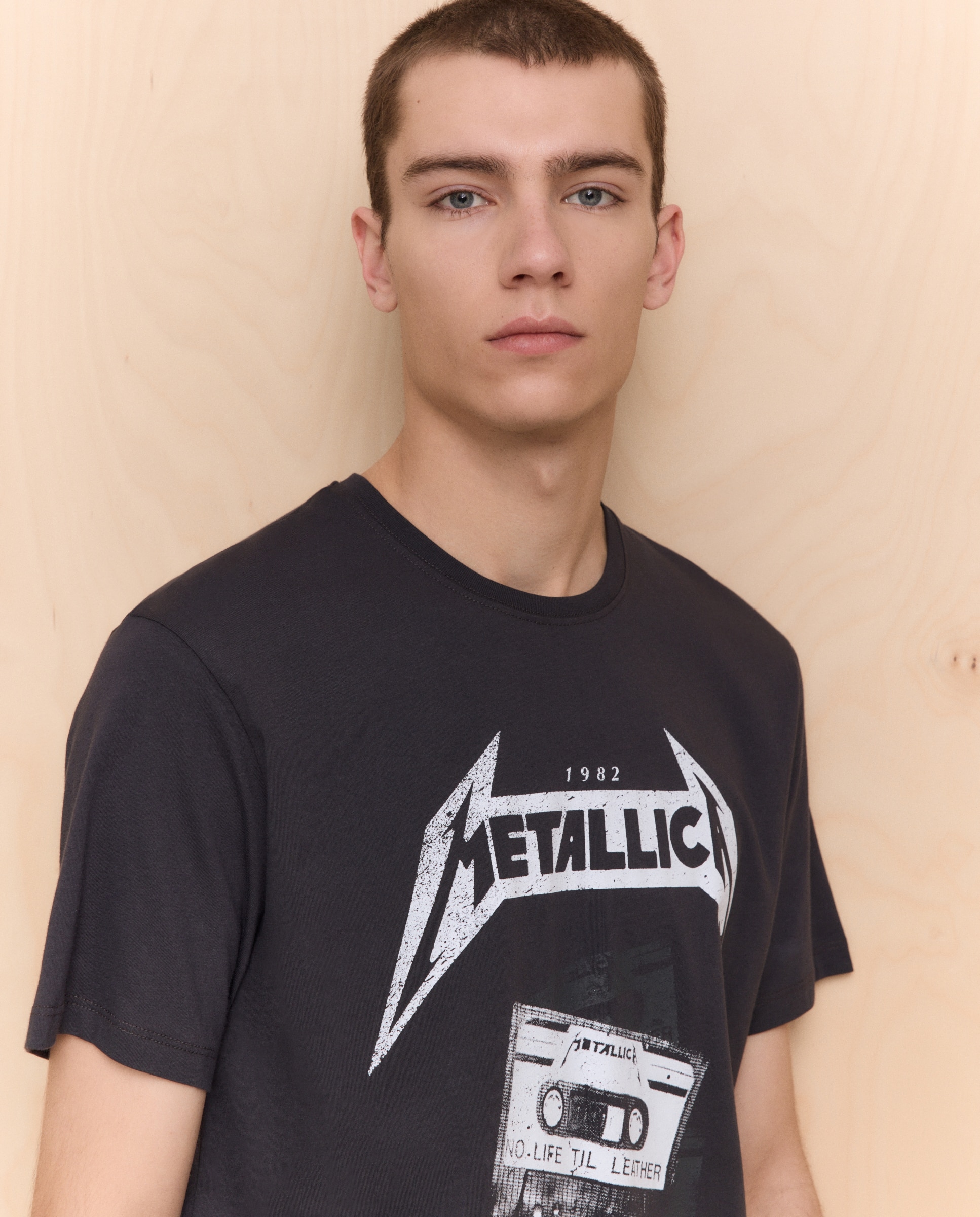 T-shirt Metallica de Manga Curta 830 Antracite-4