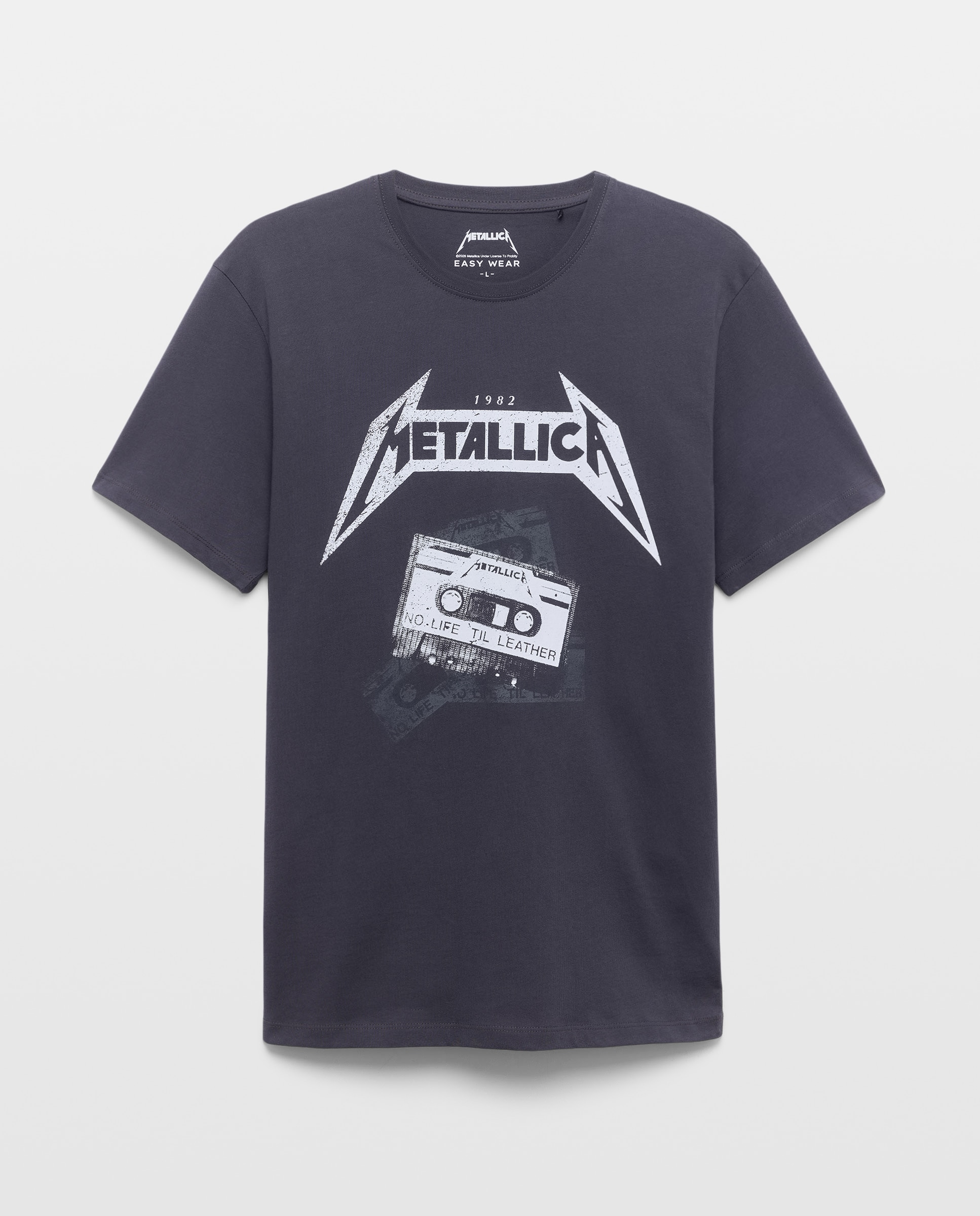 T-shirt Metallica de Manga Curta 830 Antracite-5