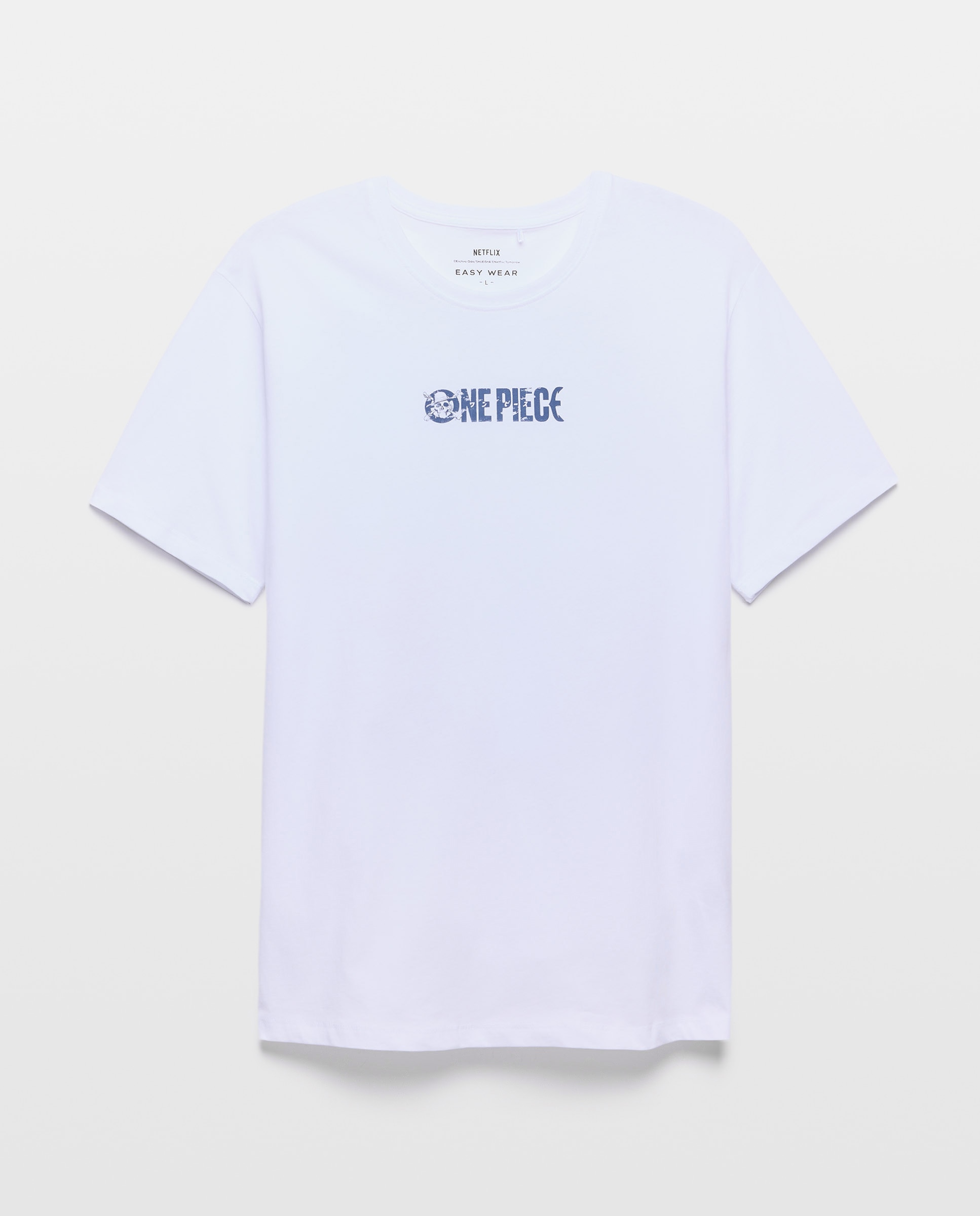 T-shirt One Piece Branco-5