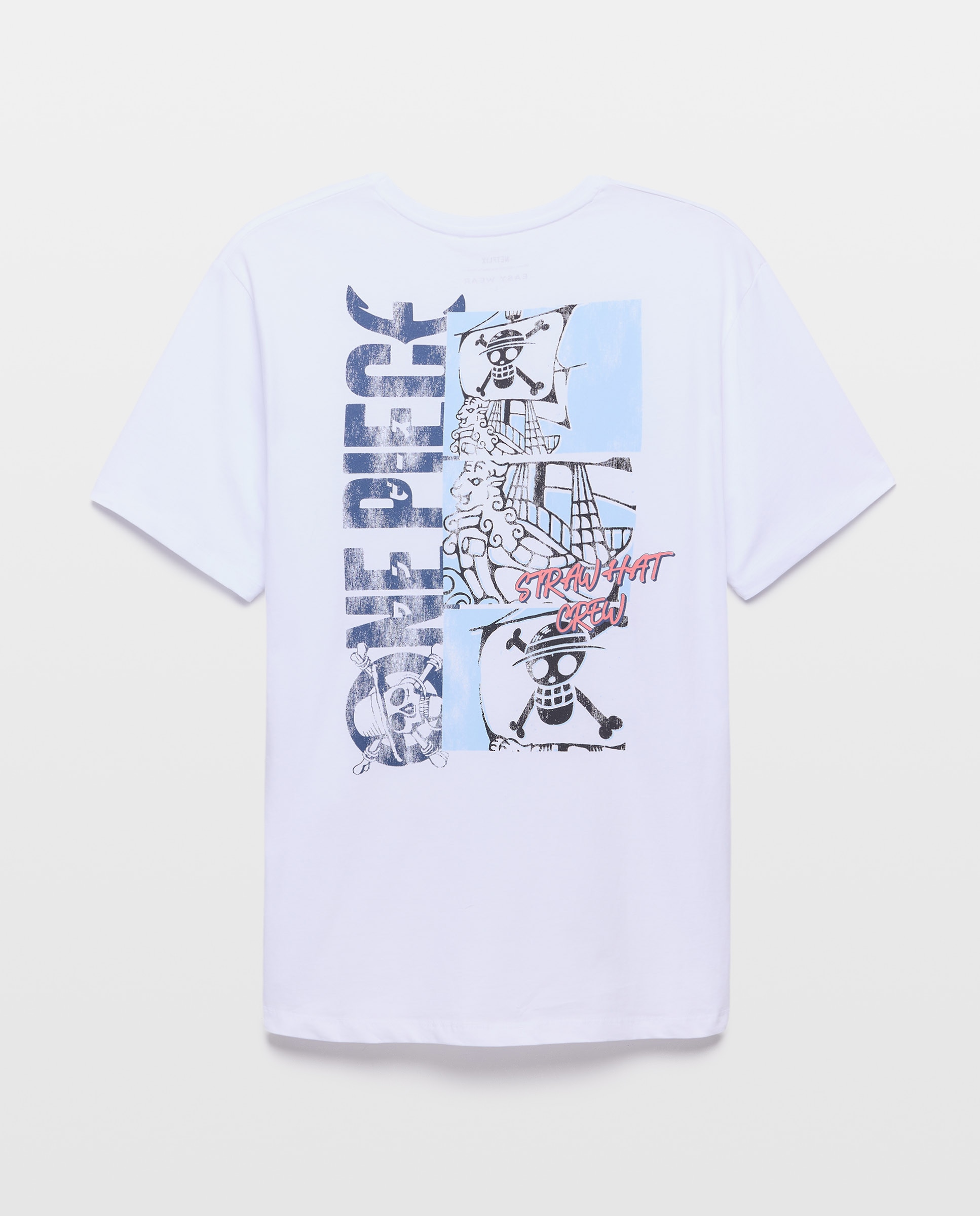 T-shirt One Piece Branco-6