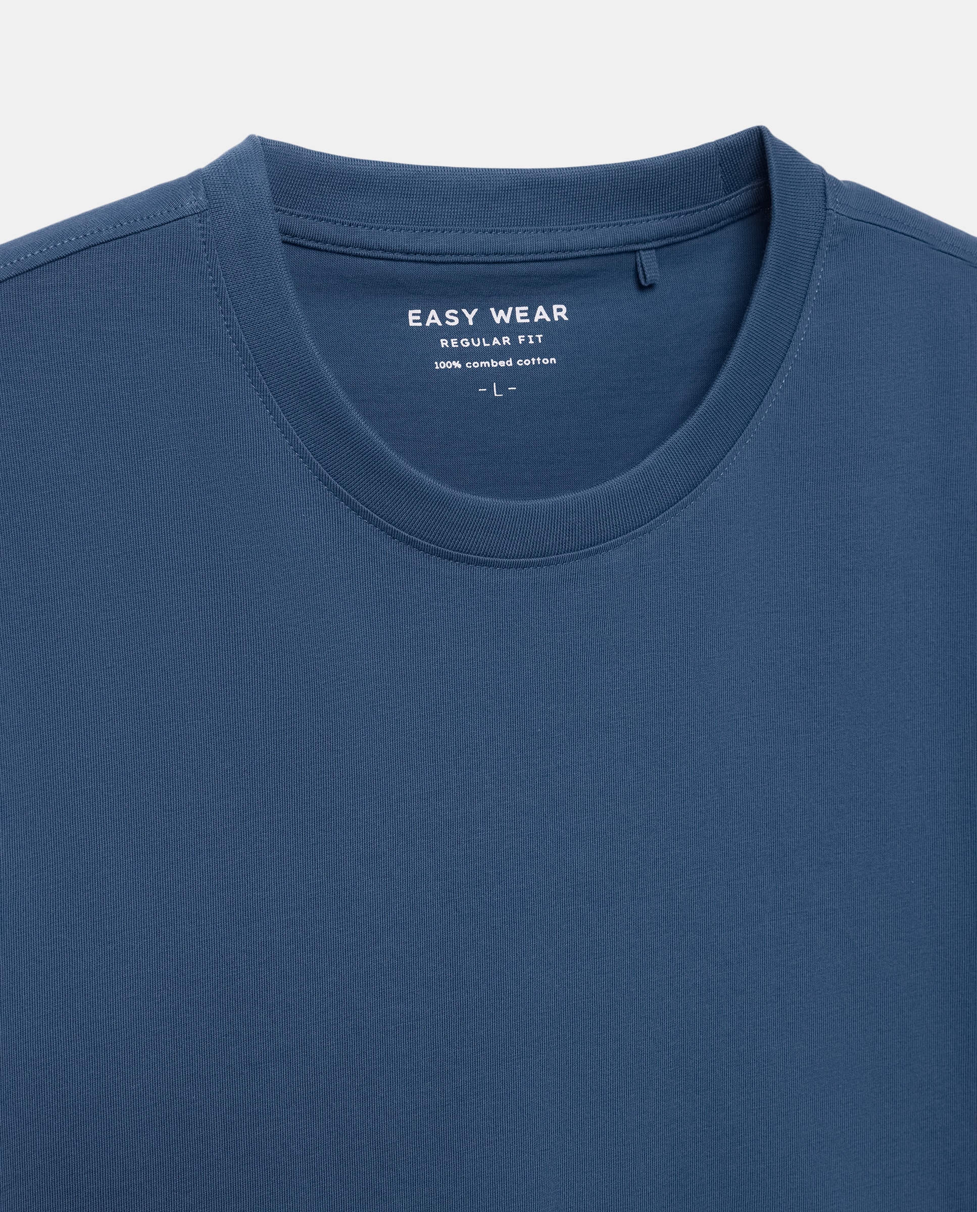 Camiseta lisa cuello redondo de hombre - Easy Wear - 471 Índigo 471 Índigo-5