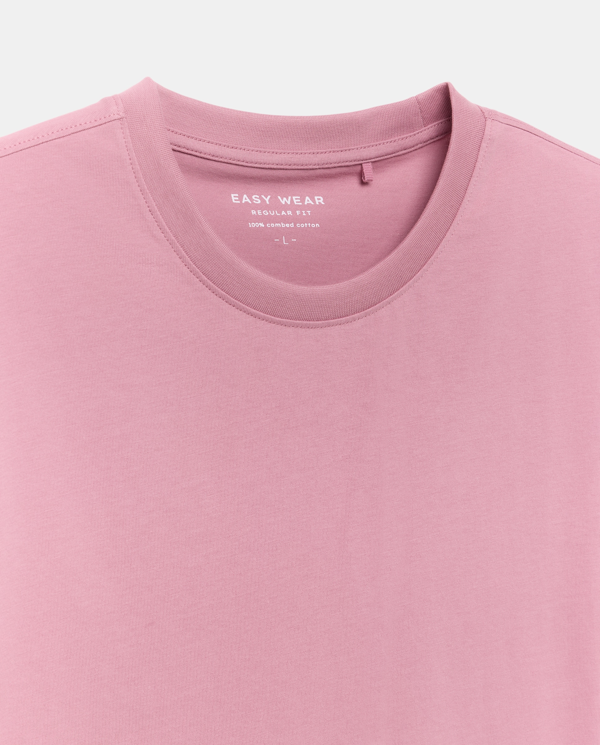 T-shirt Lisa com Gola Redonda 200 Rosa-5