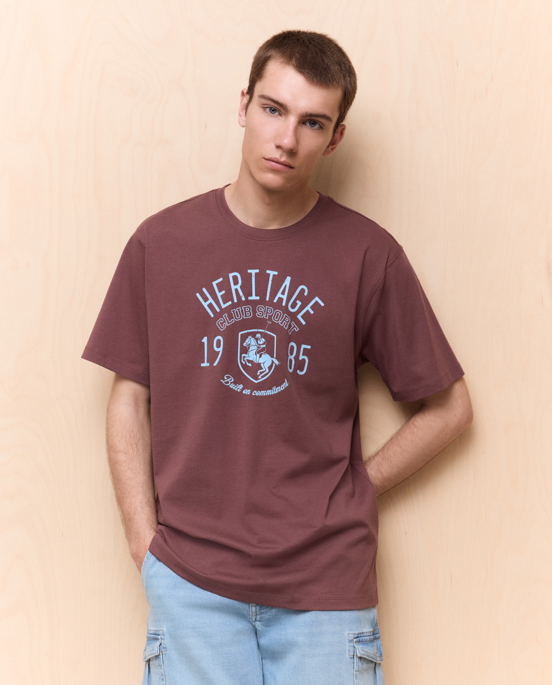 Imagem 0 de T-shirt Estampada com Manga Curta