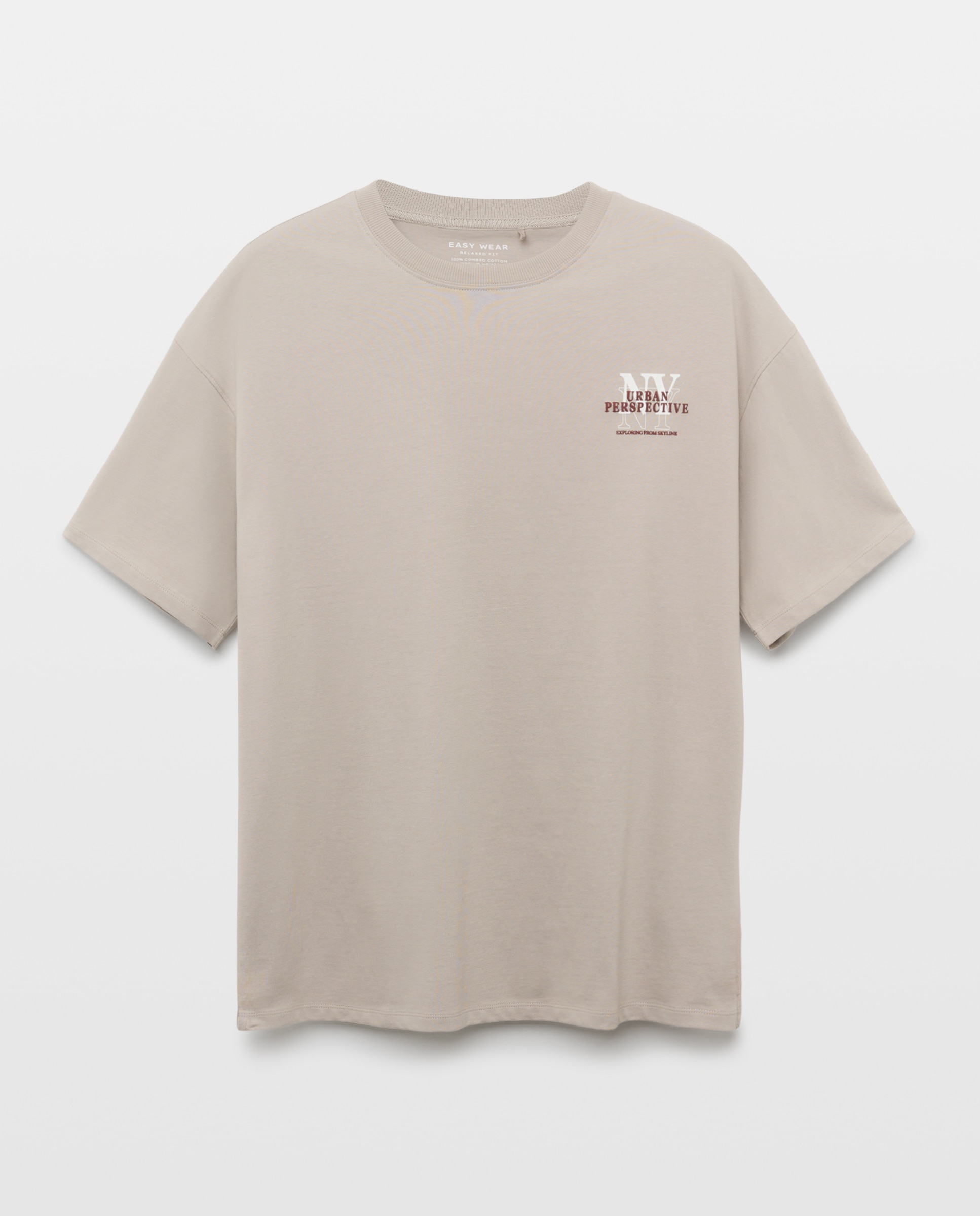 Camiseta estampada manga corta de hombre - Easy Wear - 850 Piedra 850 Piedra-4