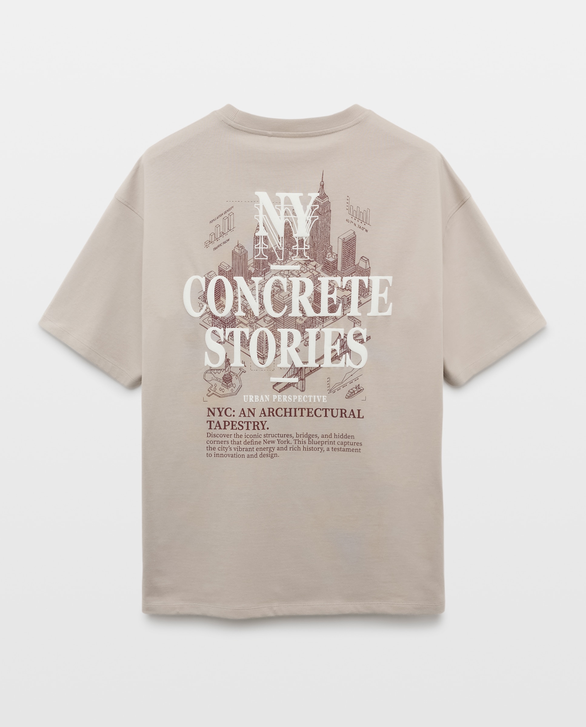 Camiseta estampada manga corta de hombre - Easy Wear - 850 Piedra 850 Piedra-5