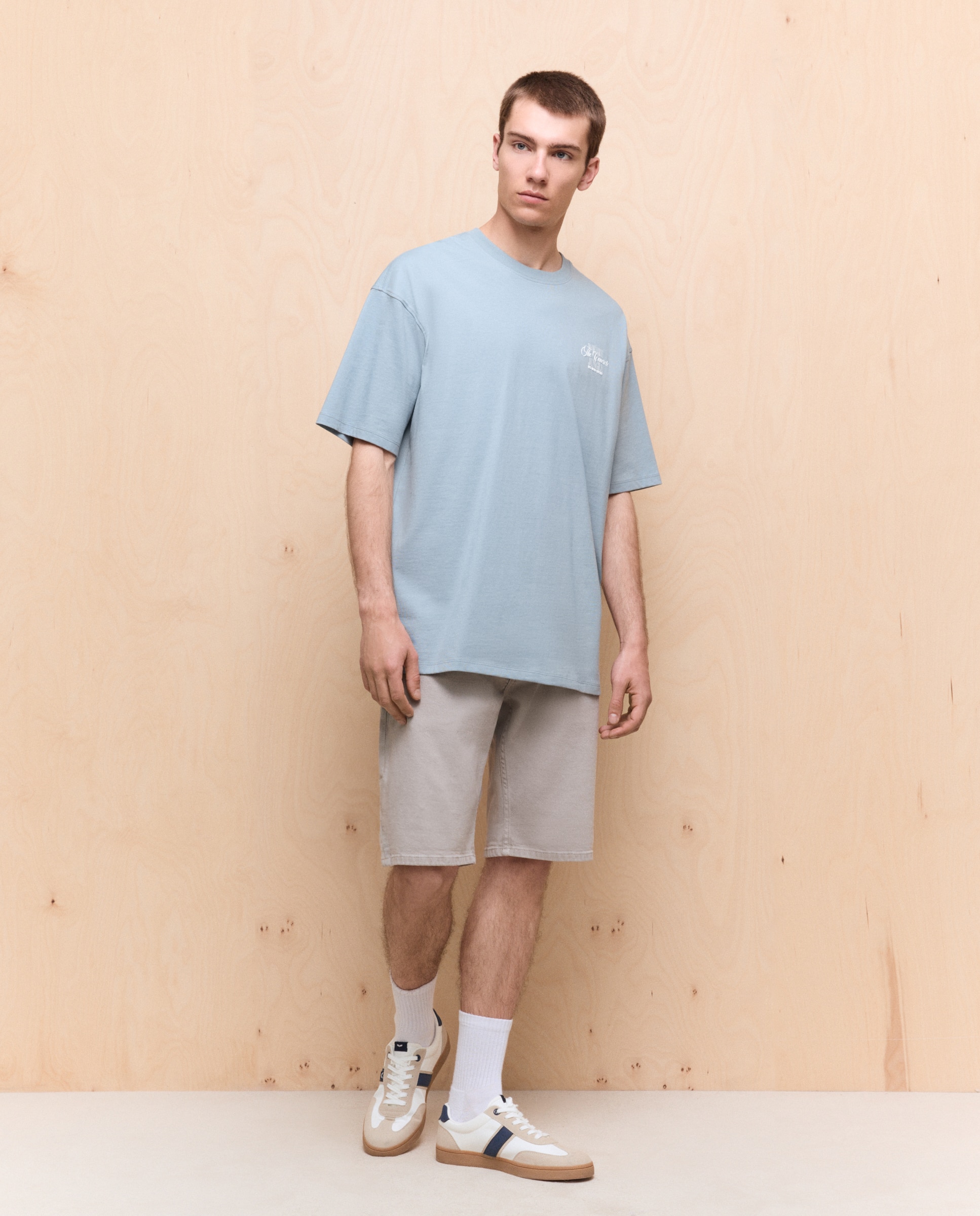 Camiseta estampada manga corta de hombre - Easy Wear - 510 Verde claro 510 Verde claro-2