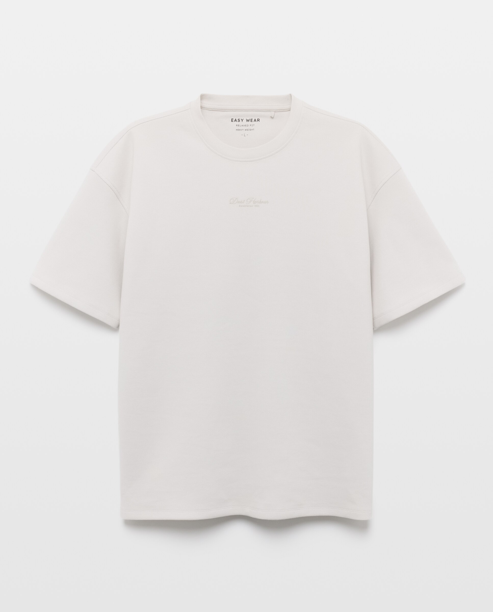 Camiseta lisa piqué de hombre - Easy Wear - 130 Marfil 130 Marfil-4