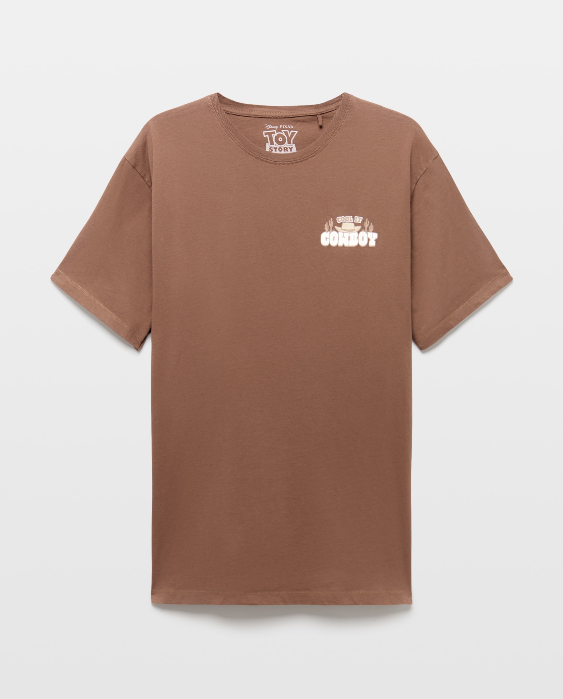 T-shirt Toy Story Castanho-4