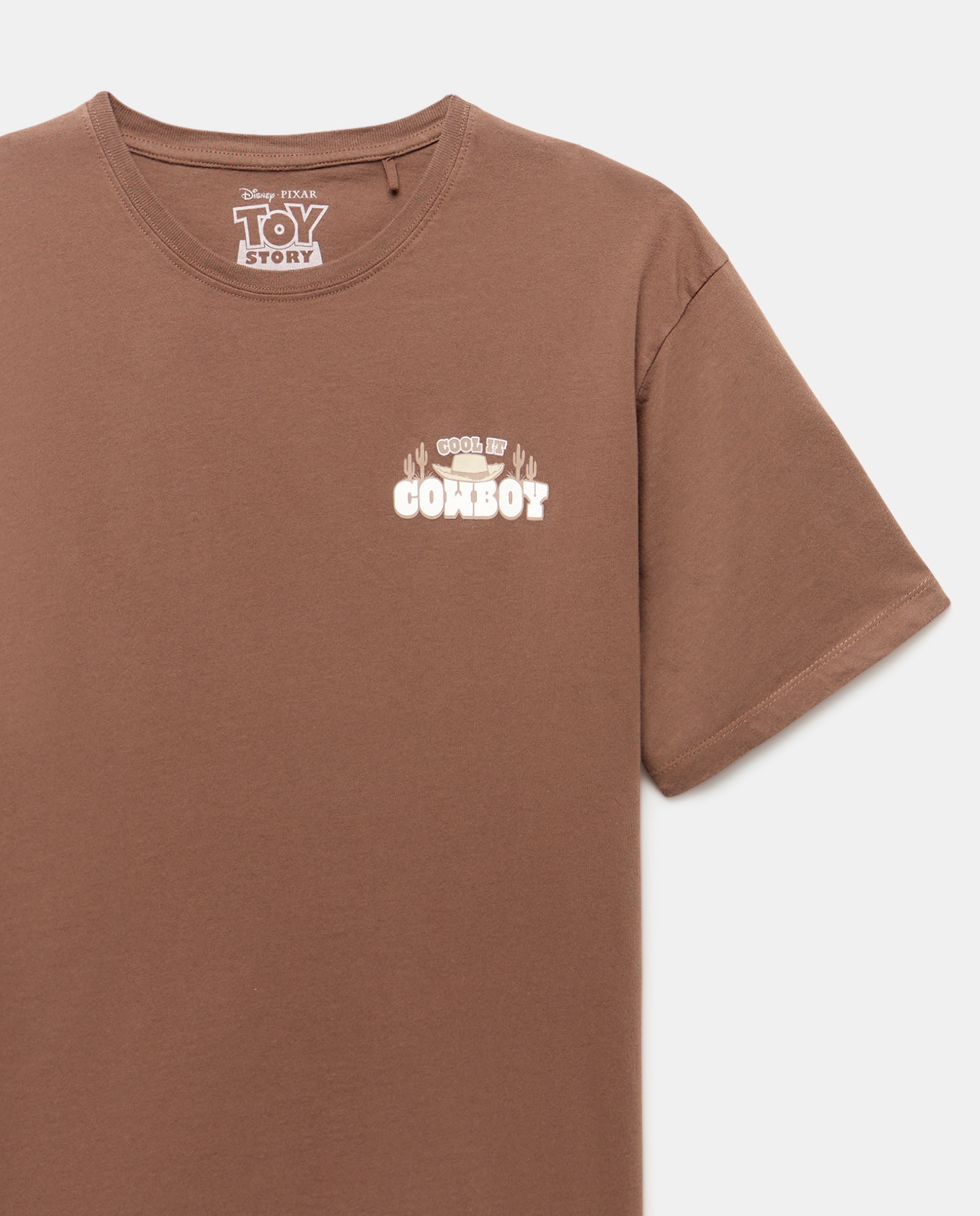 T-shirt Toy Story Castanho-5