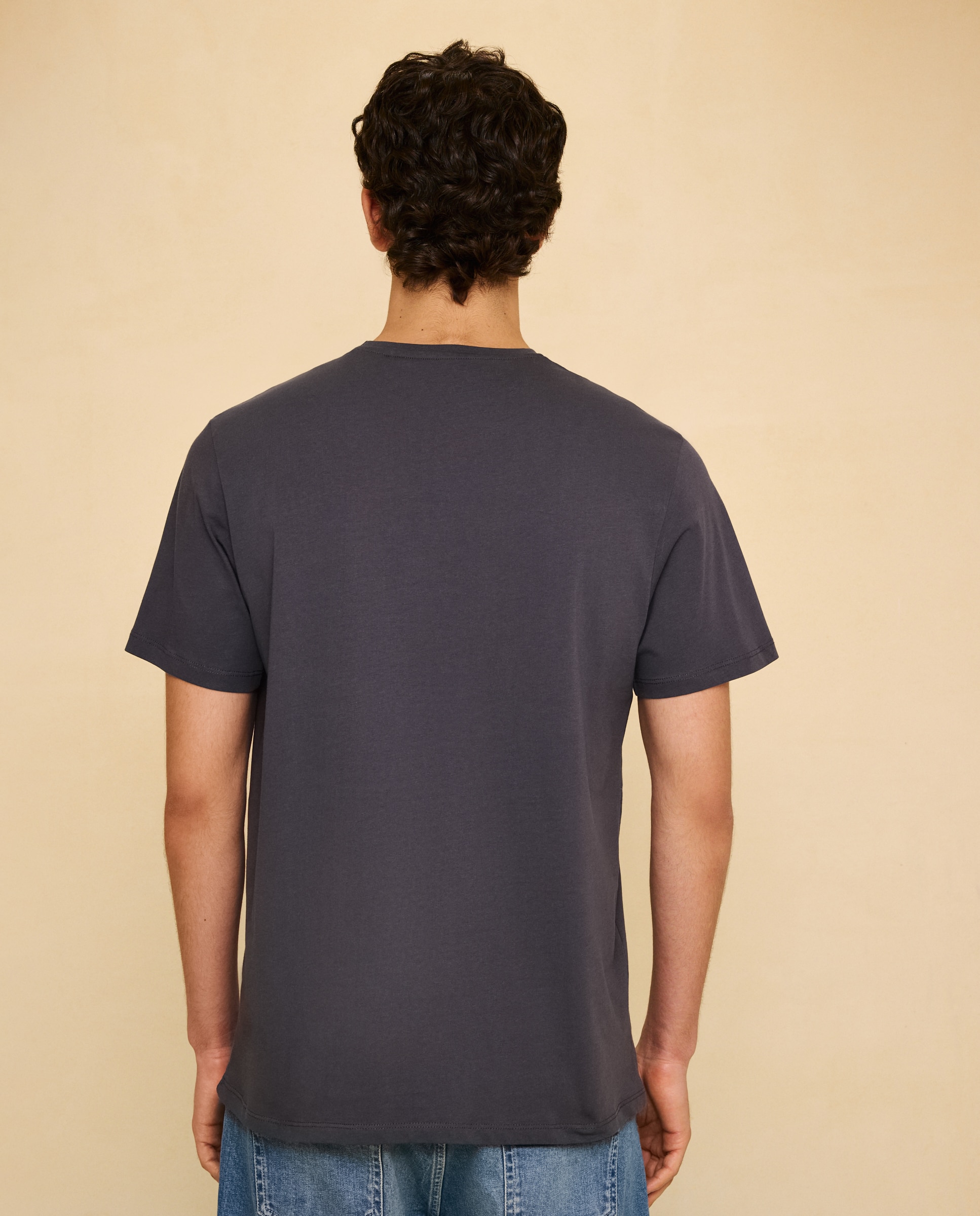 T-shirt de Manga Curta ACDC 830 Antracite-3
