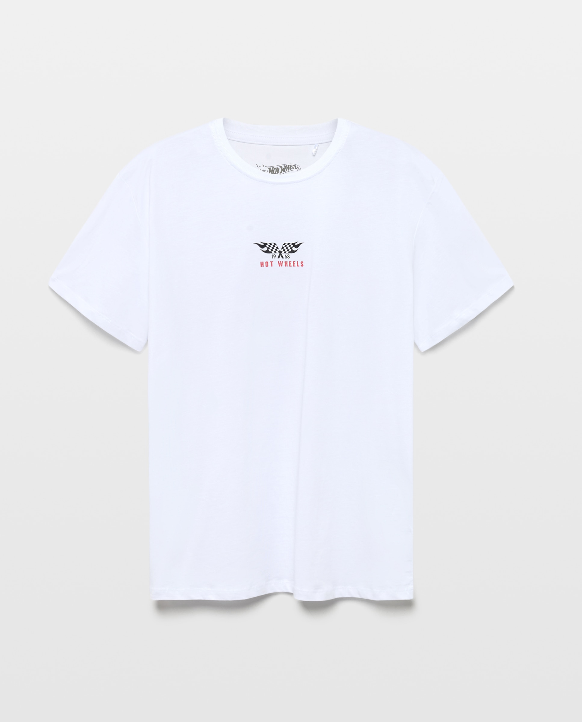 T-shirt de Manga Curta Hot Wheels Branco-marfim-5