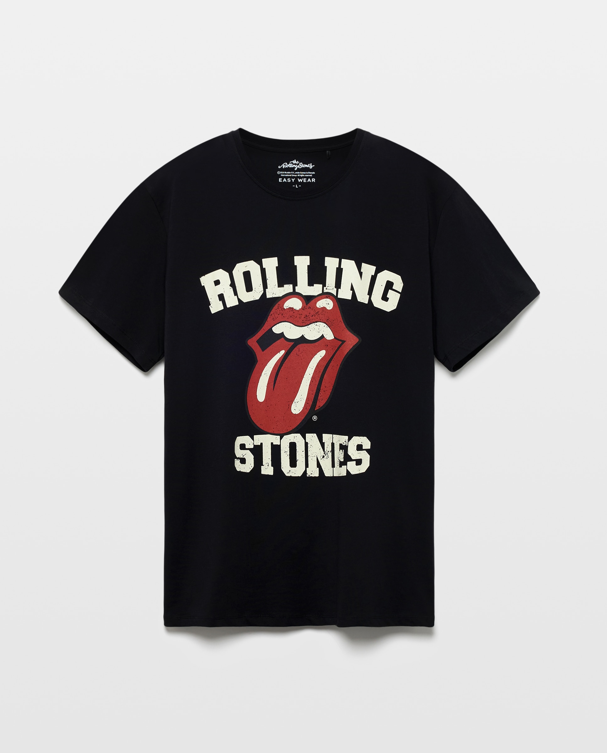 T-shirt de Manga Curta Rolling Stones 830 Antracite-4