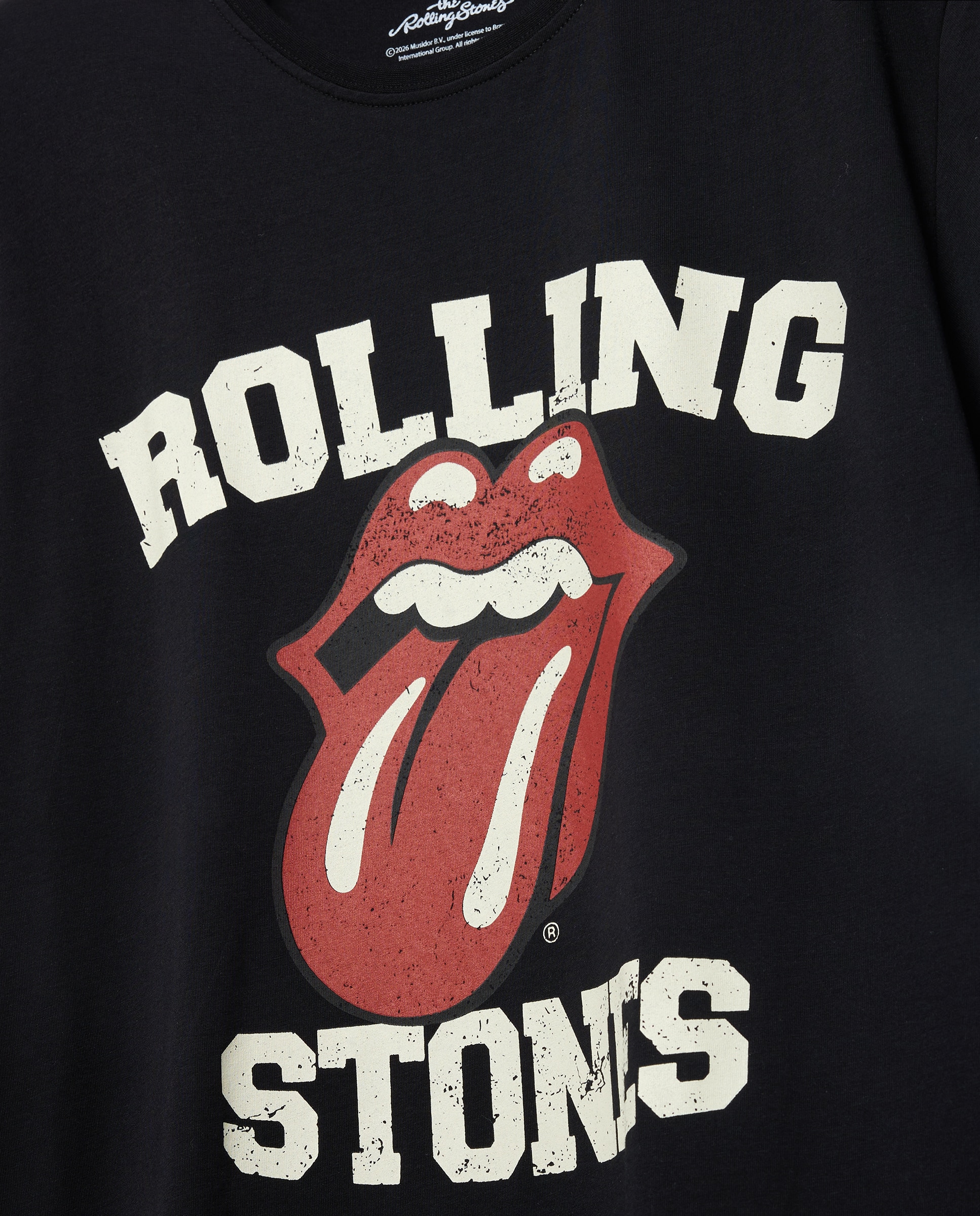 T-shirt de Manga Curta Rolling Stones 830 Antracite-5