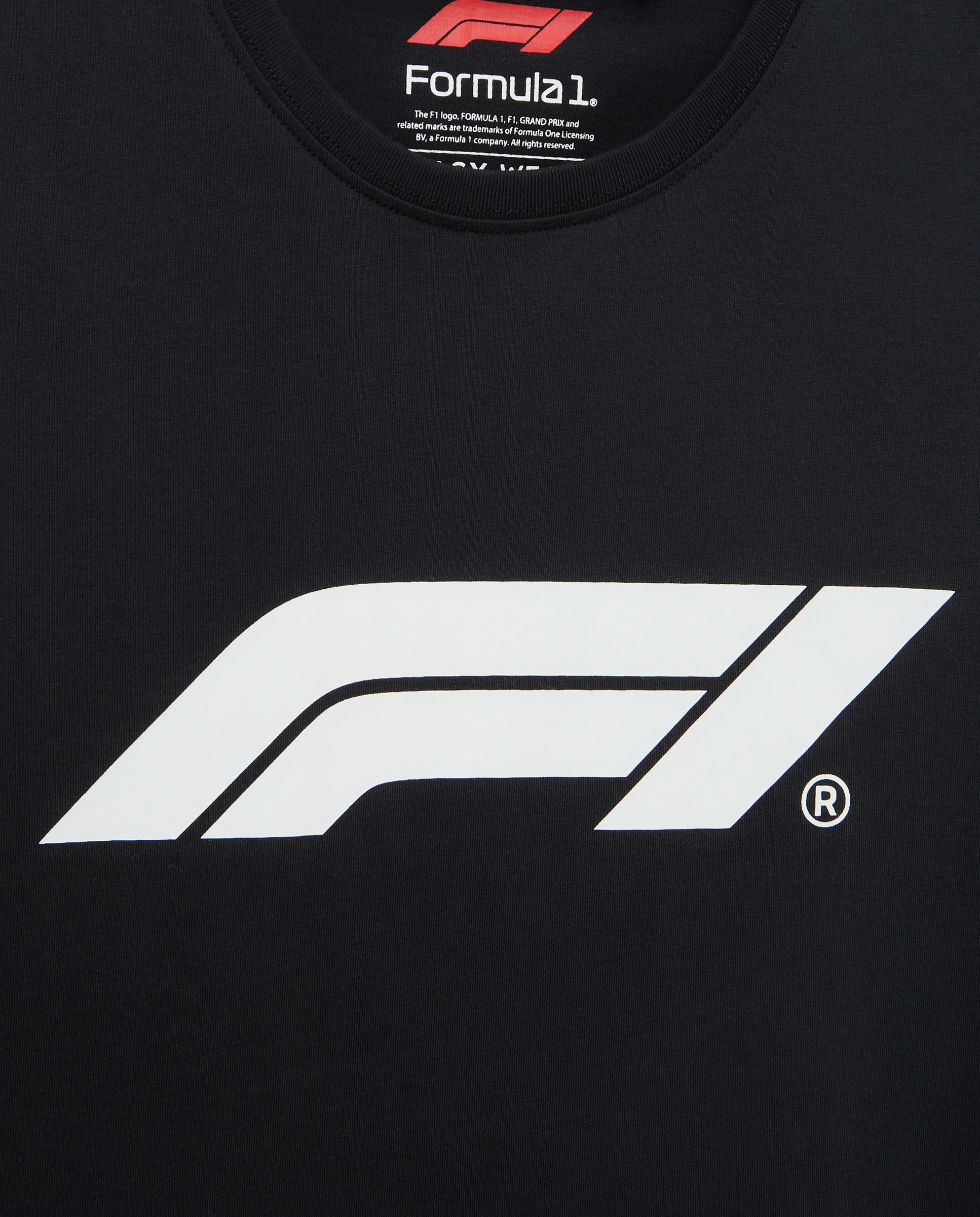 T-shirt de Manga Curta Fórmula 1 Preto-2