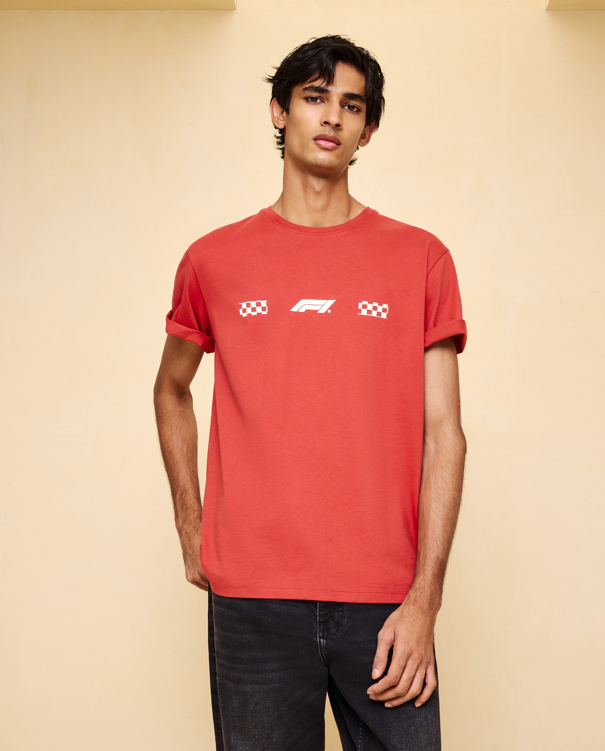 Imagen 0 de Camiseta de hombre de manga corta de Formula 1 600 Rojo