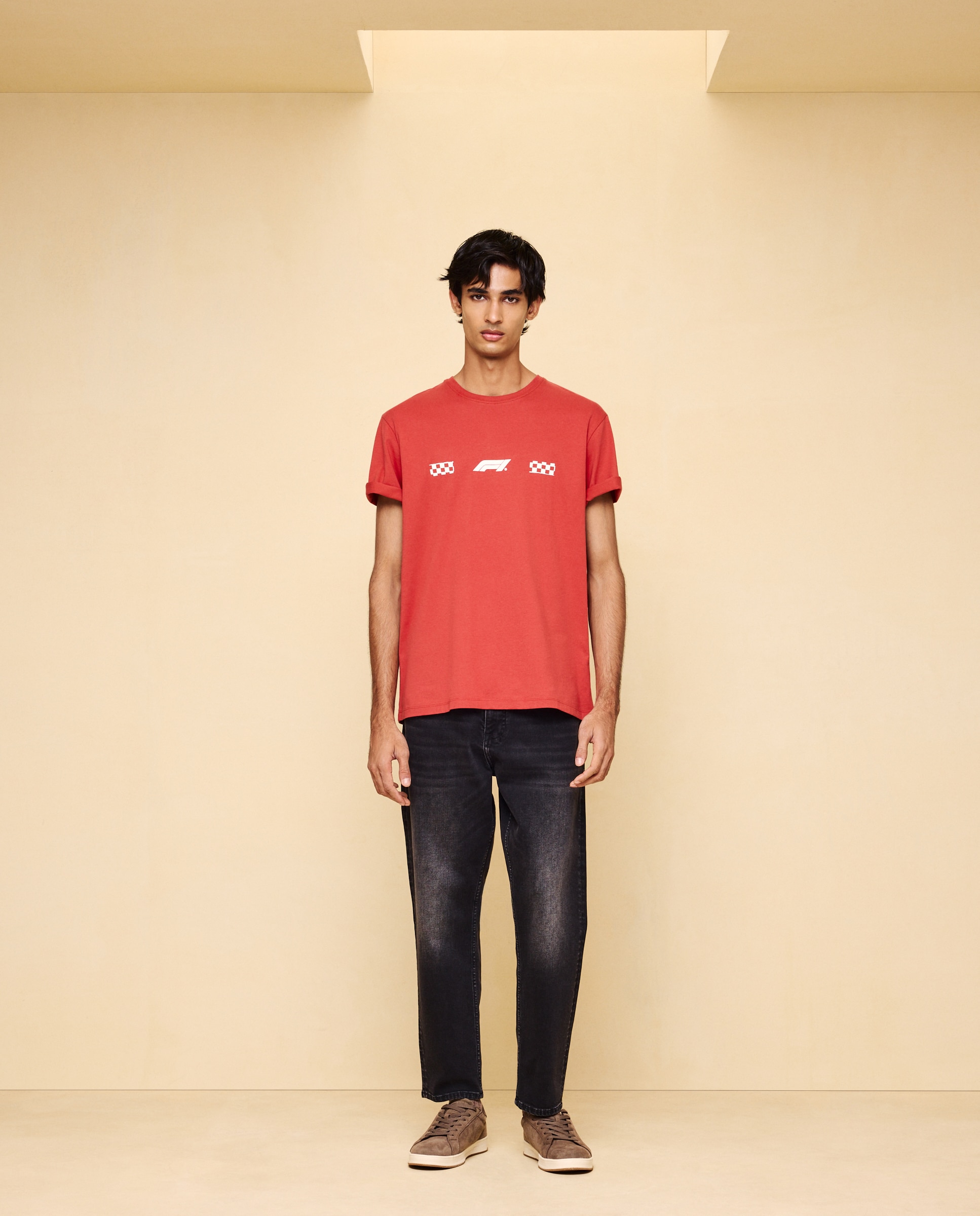 Camiseta de hombre de manga corta de Formula 1 - Easy Wear - 600 Rojo 600 Rojo-2