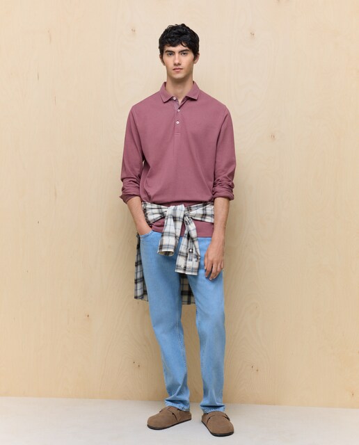 Imagen 0 de Polo de manga larga de hombre