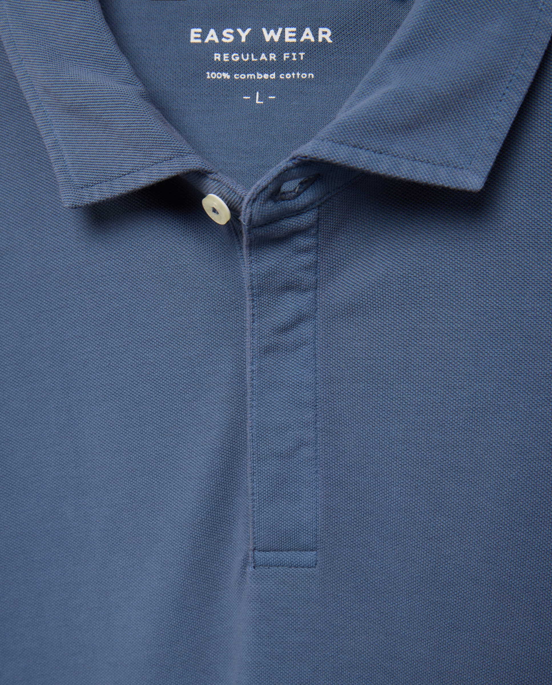 Polo de manga larga de hombre - Easy Wear - 471 Índigo 471 Índigo-5