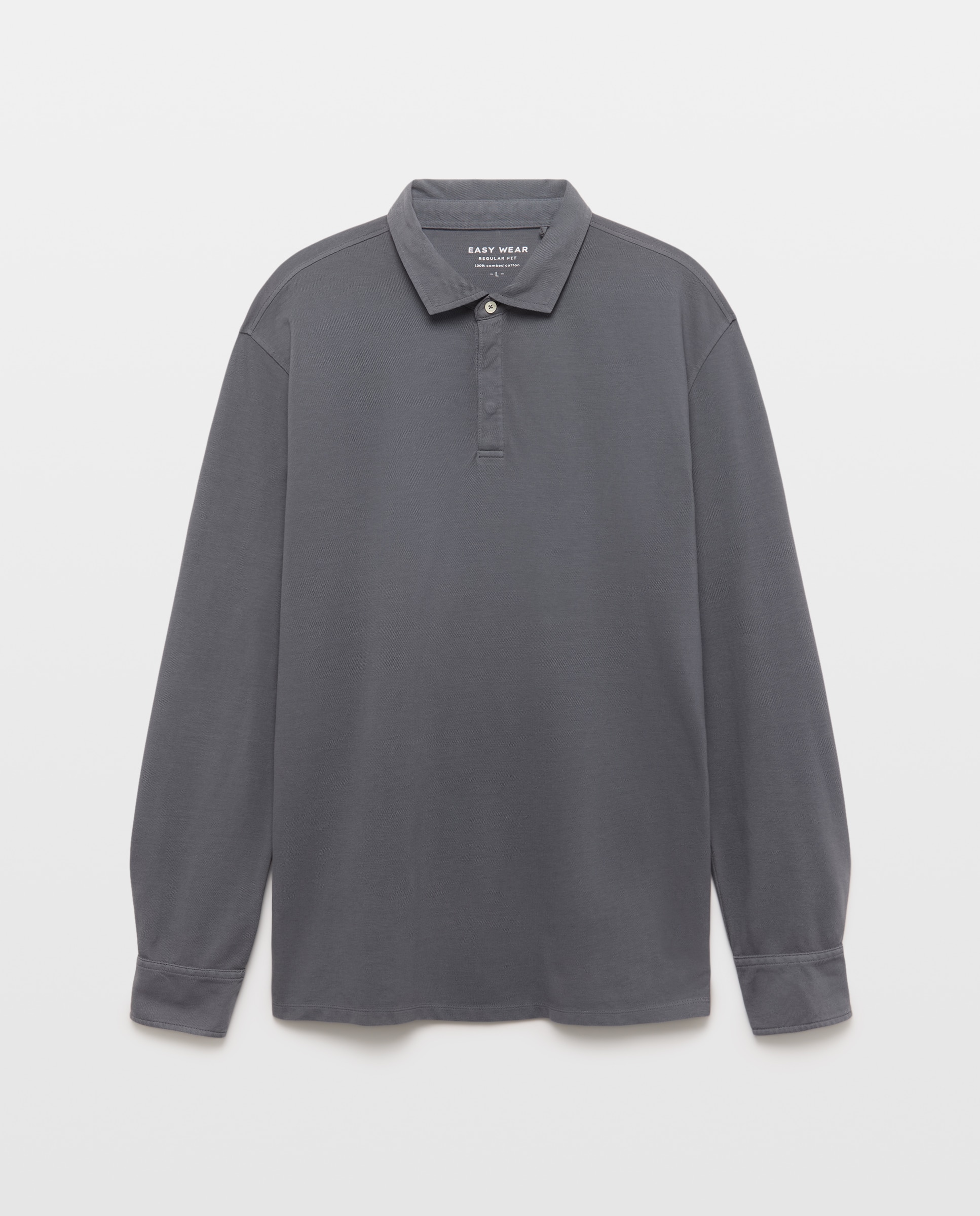 Polo de manga larga de hombre - Easy Wear - 830 Antracita 830 Antracita-4