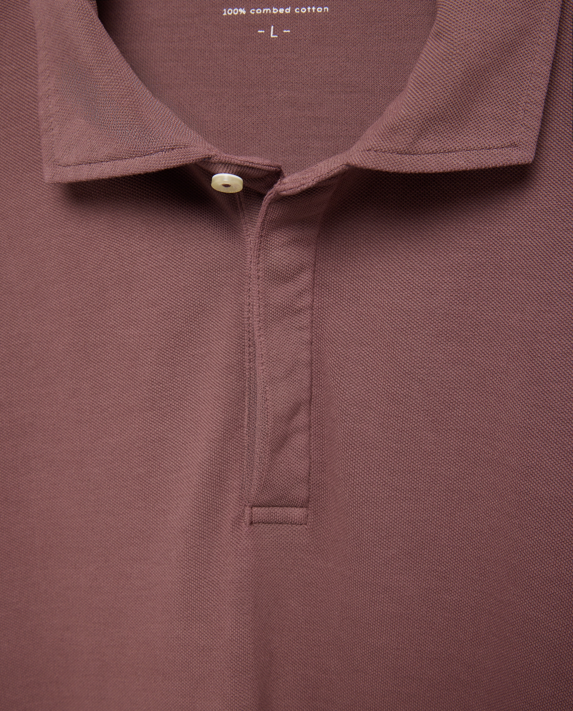 Polo de manga larga de hombre - Easy Wear - Burdeos Burdeos-5