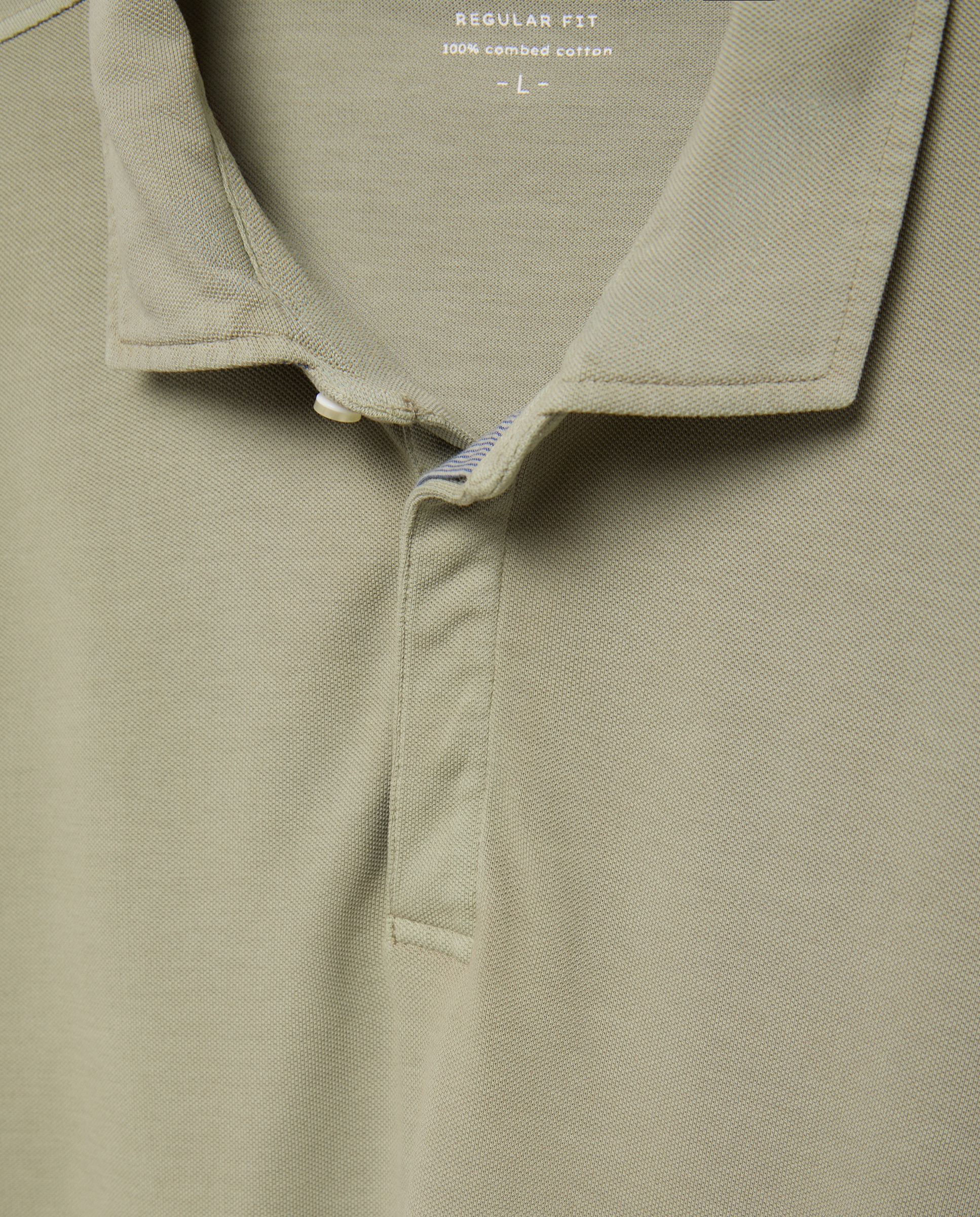 Polo de manga larga de hombre - Easy Wear - 520 Kaki 520 Kaki-5