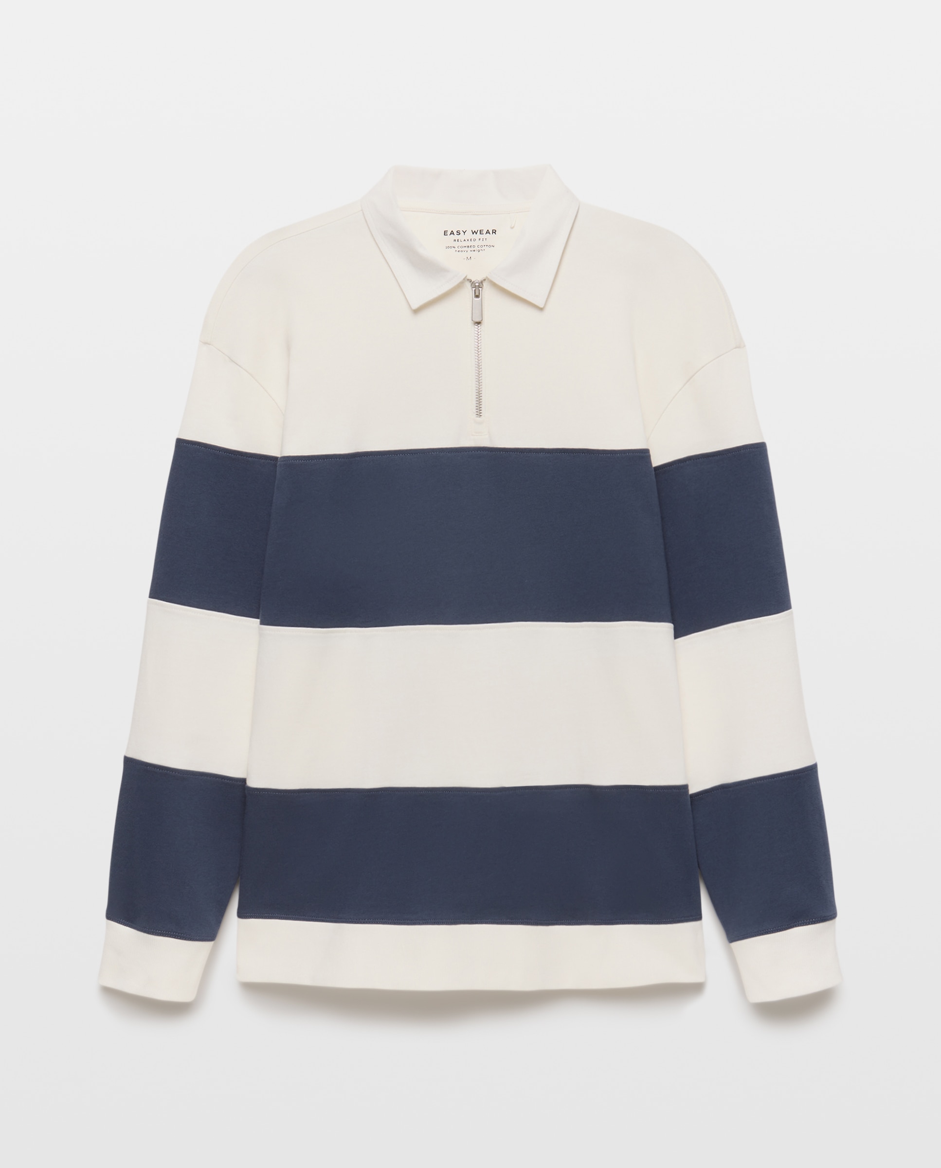 Polo de manga larga de hombre - Easy Wear - Azul Azul-4