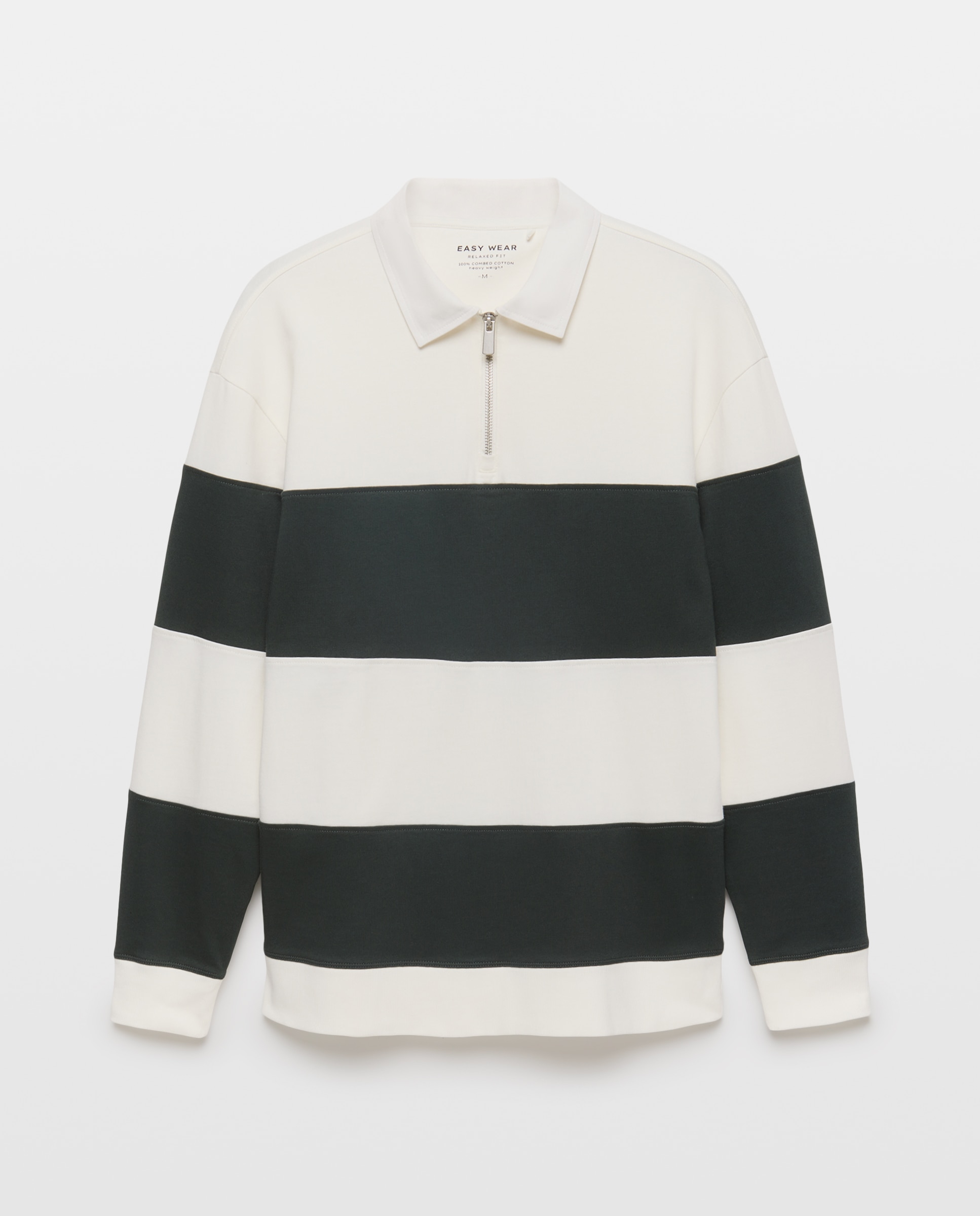 Polo de manga larga de hombre - Easy Wear - Verde Verde-4