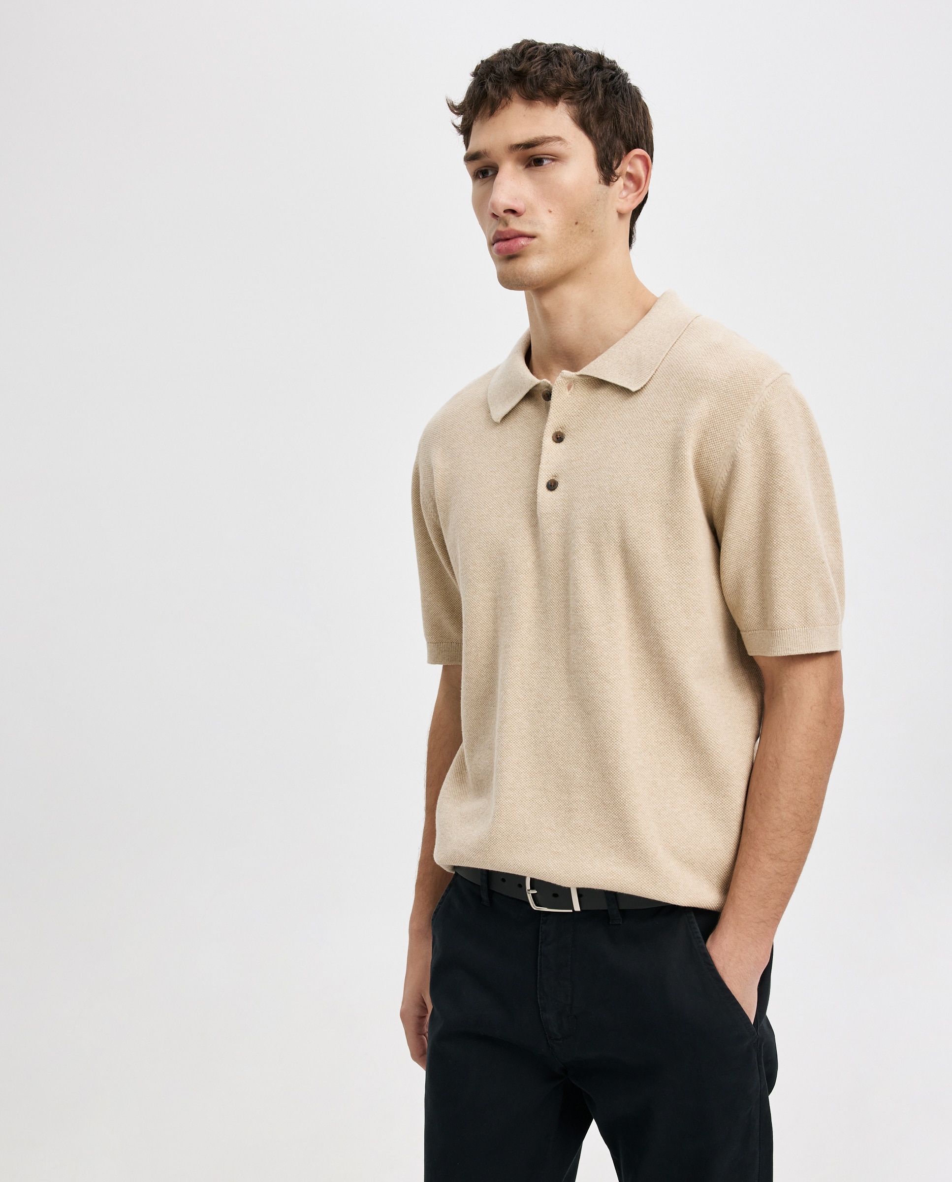 Imagem 0 de Polo de Malha com Manga Curta