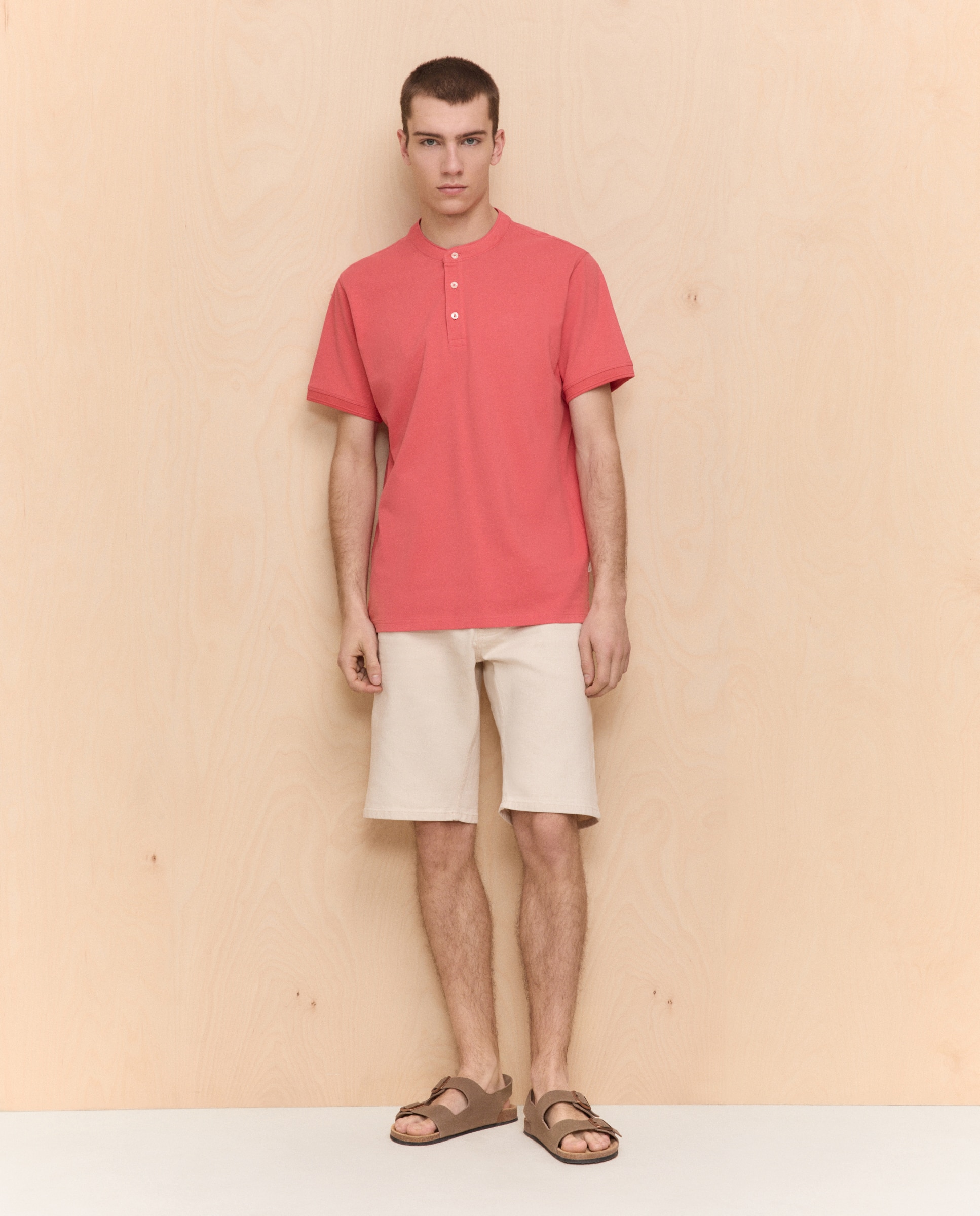 Imagen 0 de Polo cuello mao de manga corta de hombre 630 Coral