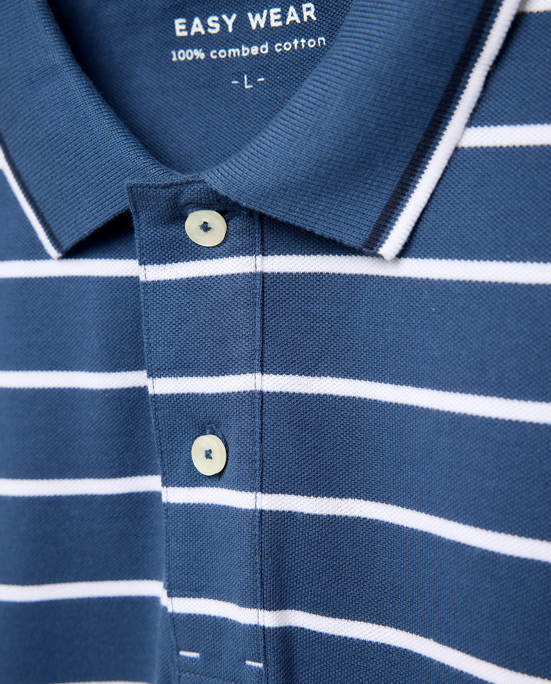 Polo de manga corta de hombre - Easy Wear - Índigo Índigo-6
