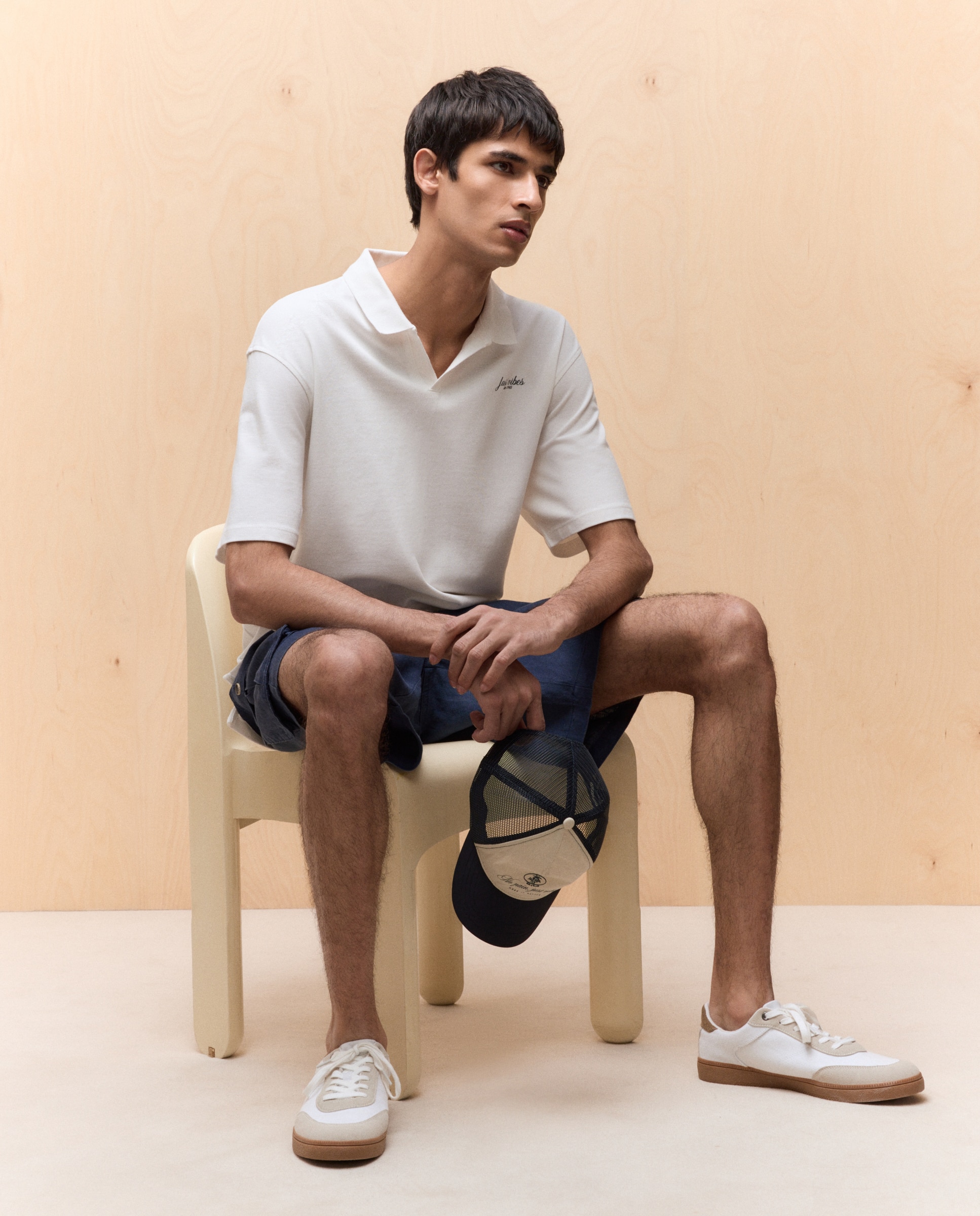 Polo manga corta de hombre - Easy Wear - Blanco Blanco-1